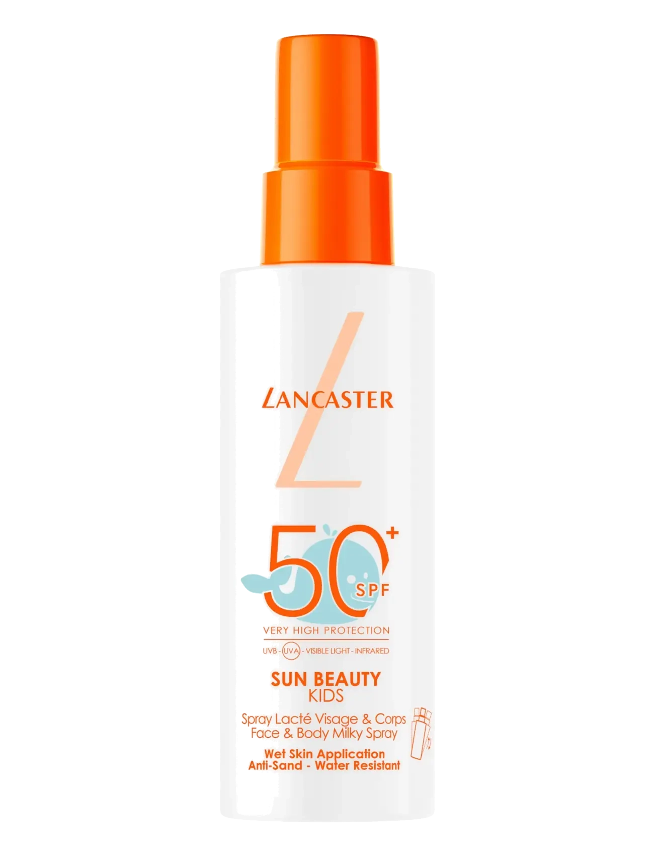 Lancaster Sun Beauty Kids Milky Body Spray Spf50 High Protection, 150 ml, Nude, Sun Care > Kids, Dame