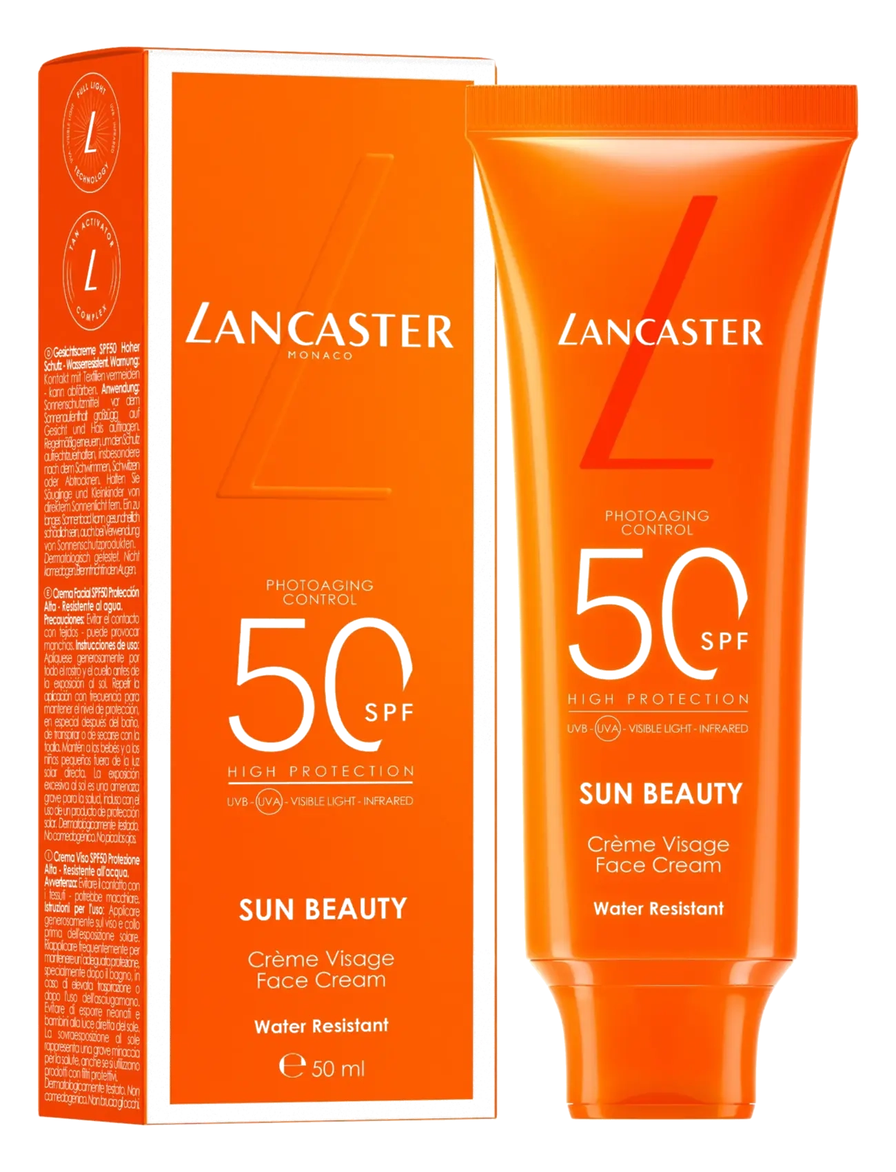 Lancaster - Sun Beauty Face Cream SPF50 High Protection - clear - 1