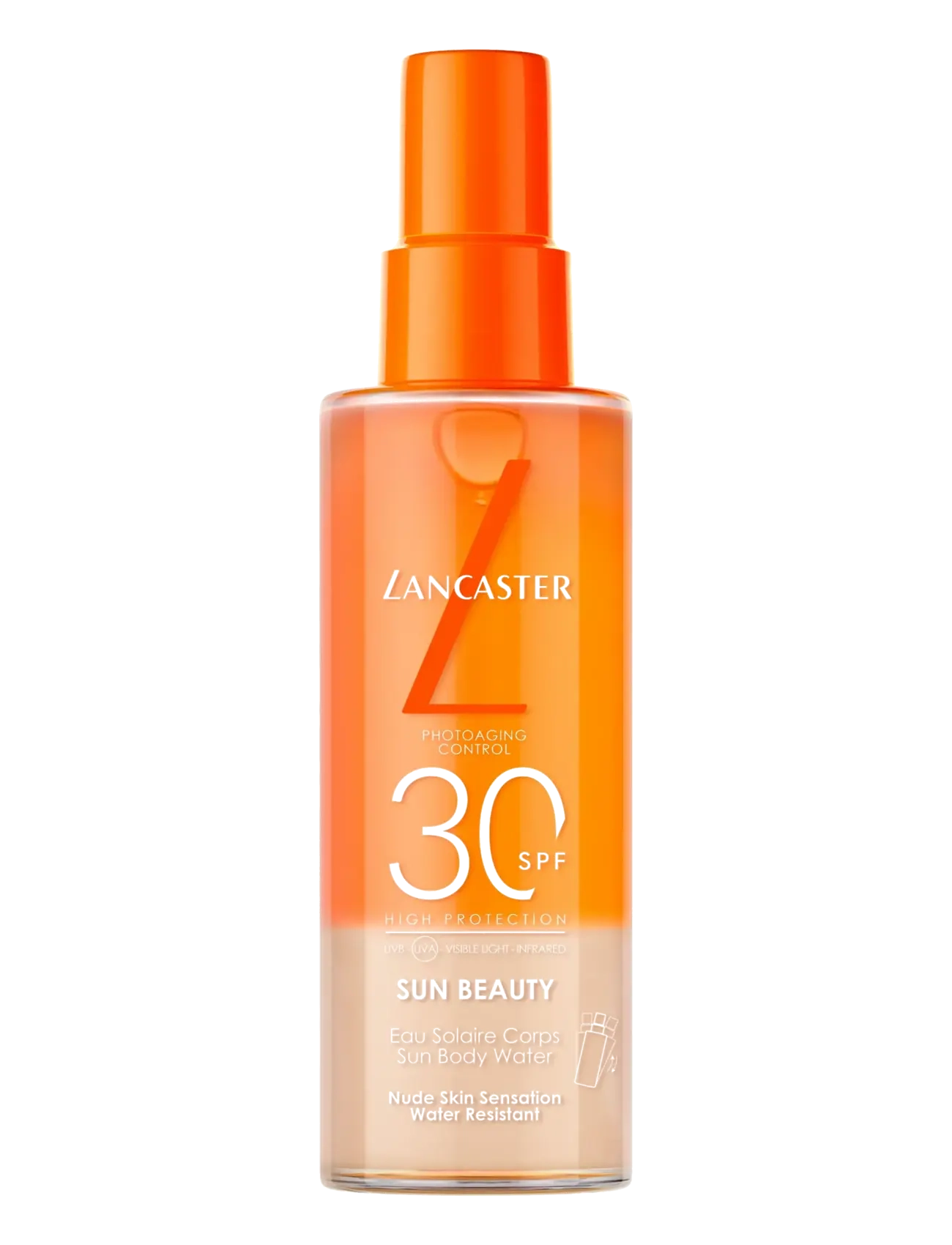 Lancaster Sun Beauty Body Sun Protective Water Spf30 High Protection, Body, Nude, Str: 150 ML