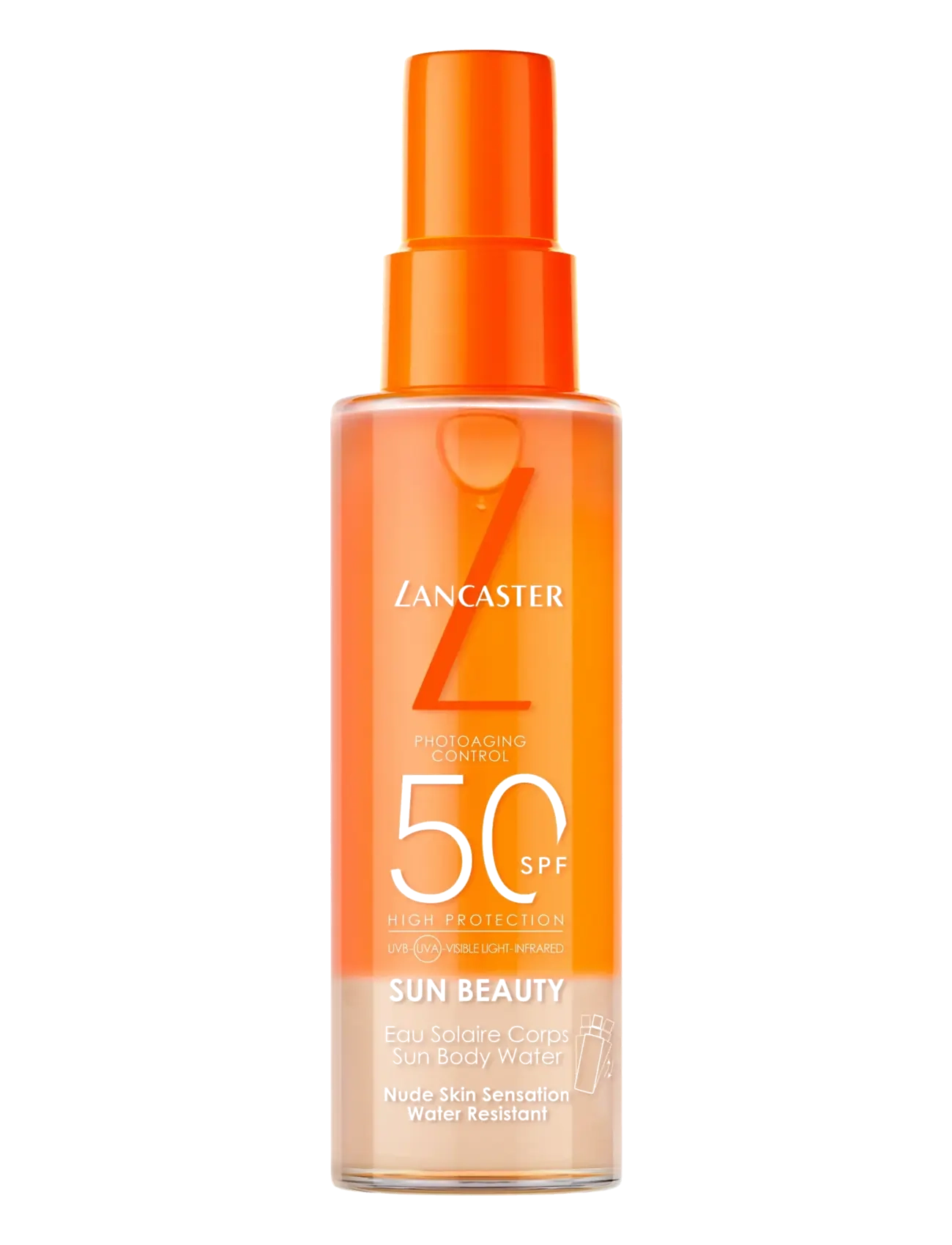 Lancaster Sun Beauty Body Sun Protective Water Spf50 High Protection, Body, Nude, Str: 100 ML