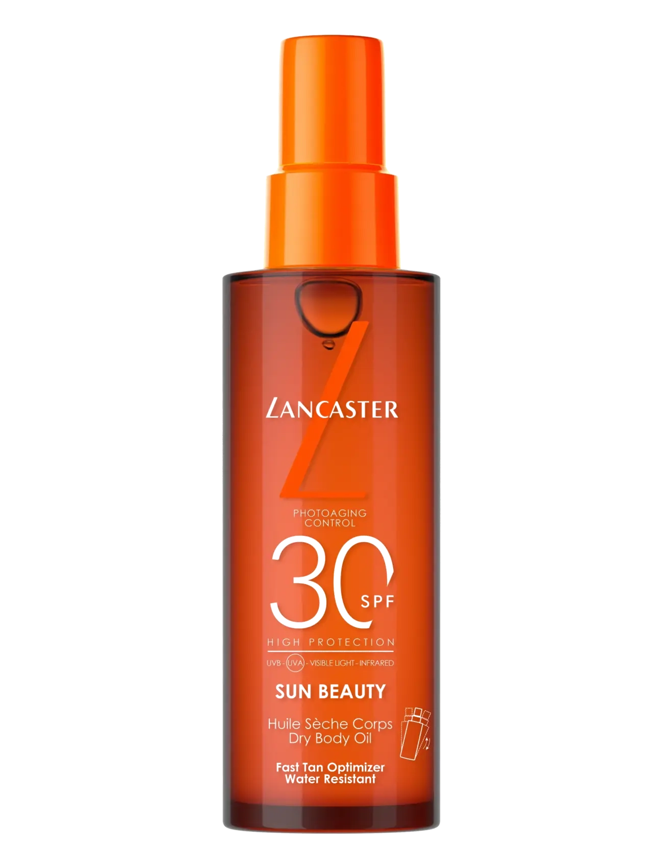 Lancaster Sun Beauty Dry Body Oil Spf30 High Protection, Body, Nude, Str: 150 ML