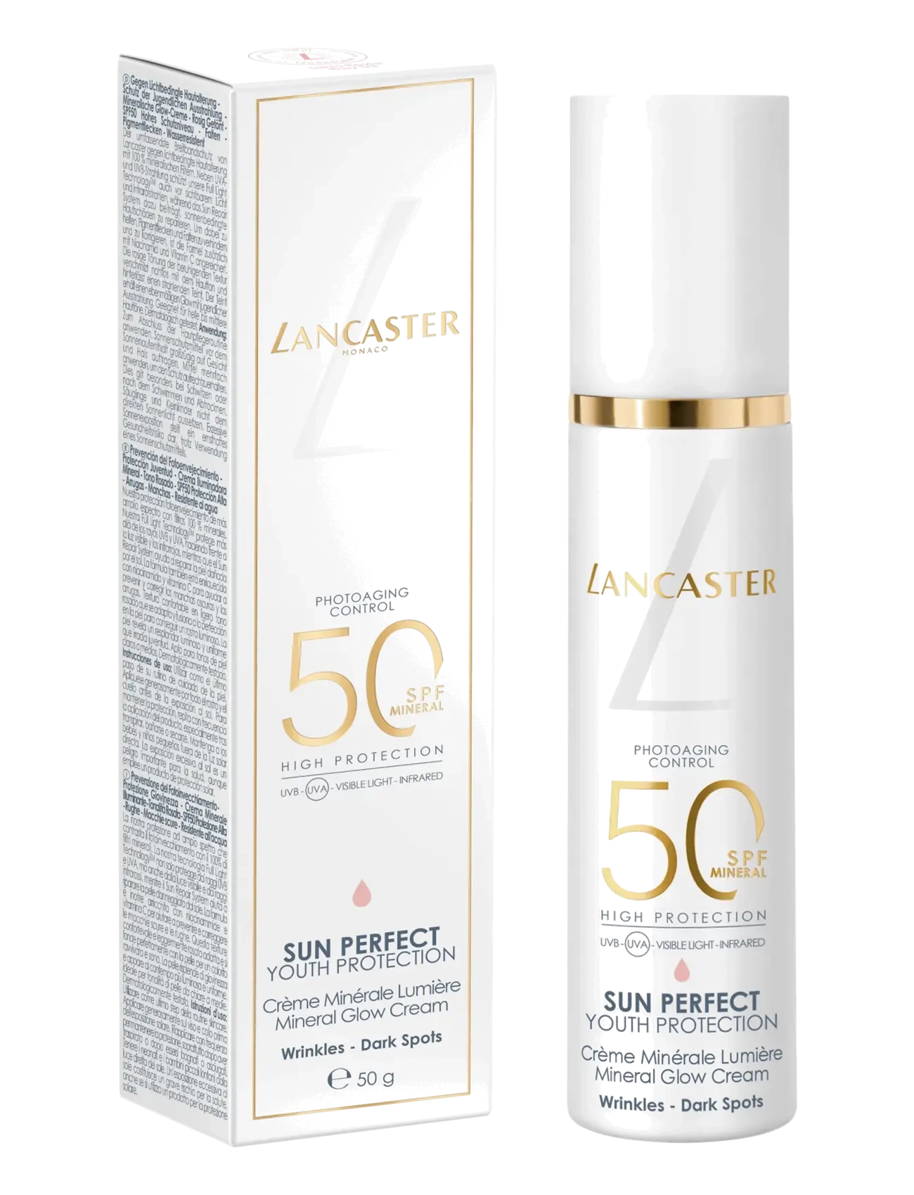 Lancaster - Sun Perfect Mineral Glow Cream High Protection SPF50 - no color - 1