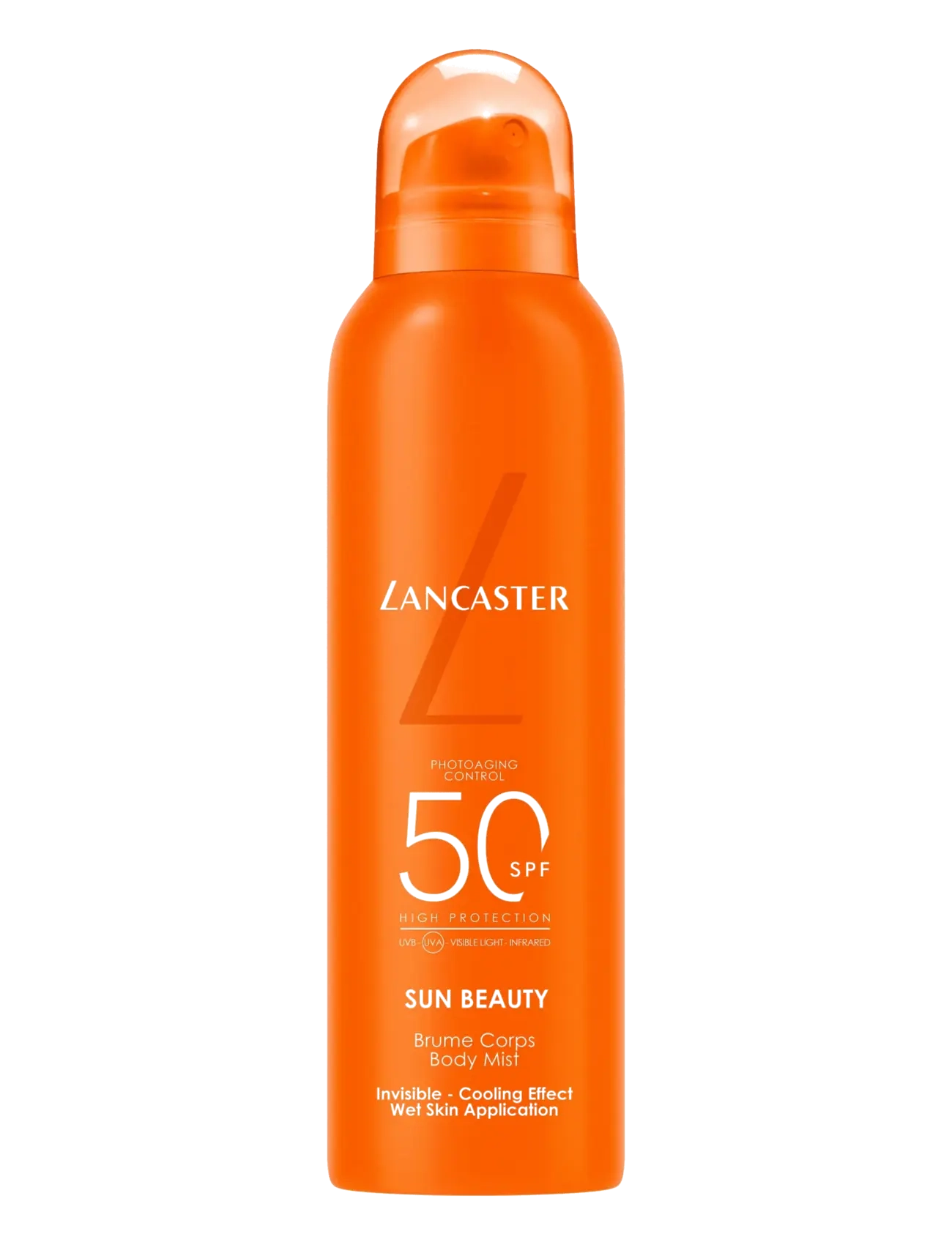 Lancaster Sun Beauty Body Mist Spf50 High Protection, 200 ml, Nude, Solpleje > Krop, Dame