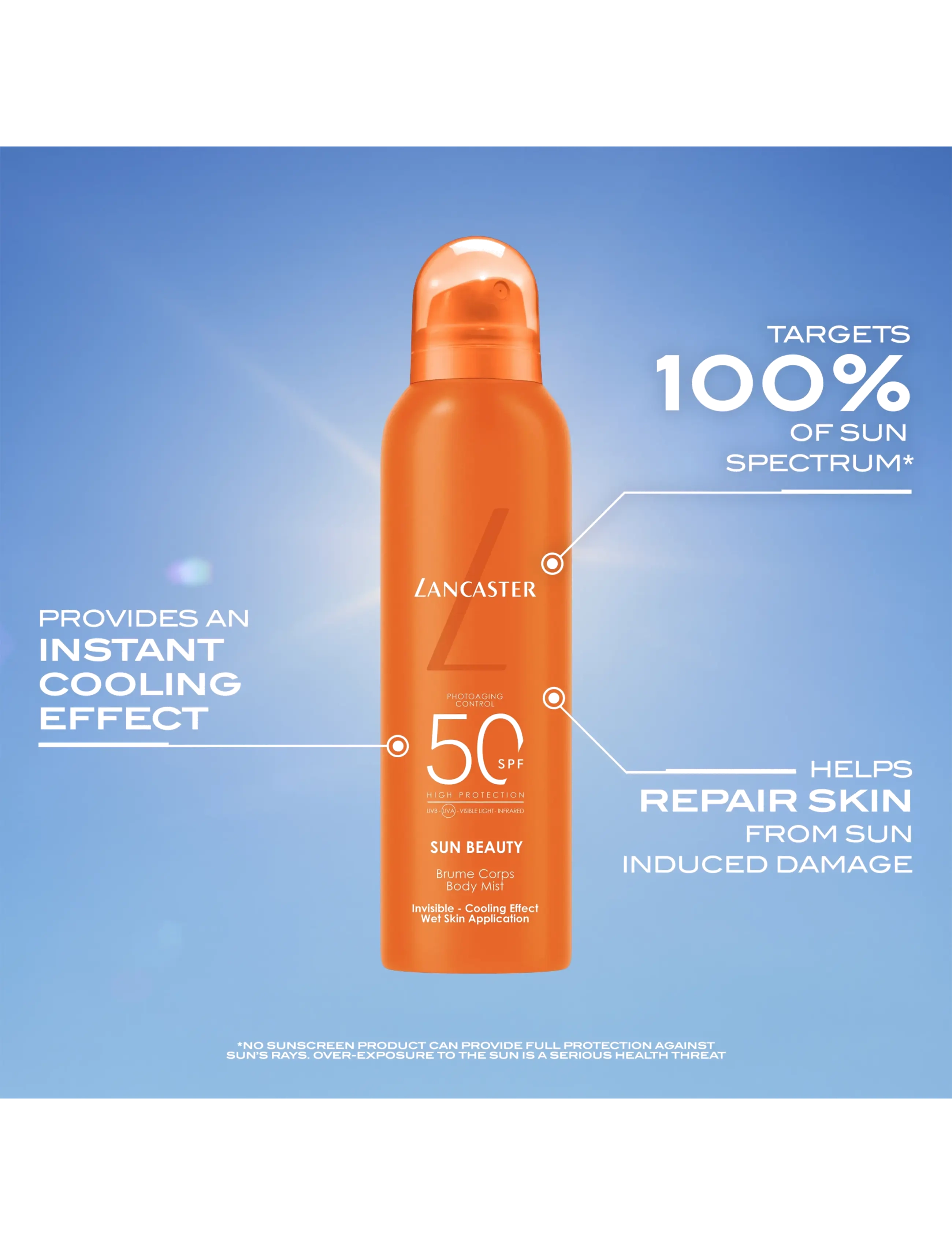 Lancaster - Sun Beauty Body Mist SPF50 High Protection - no color - 2