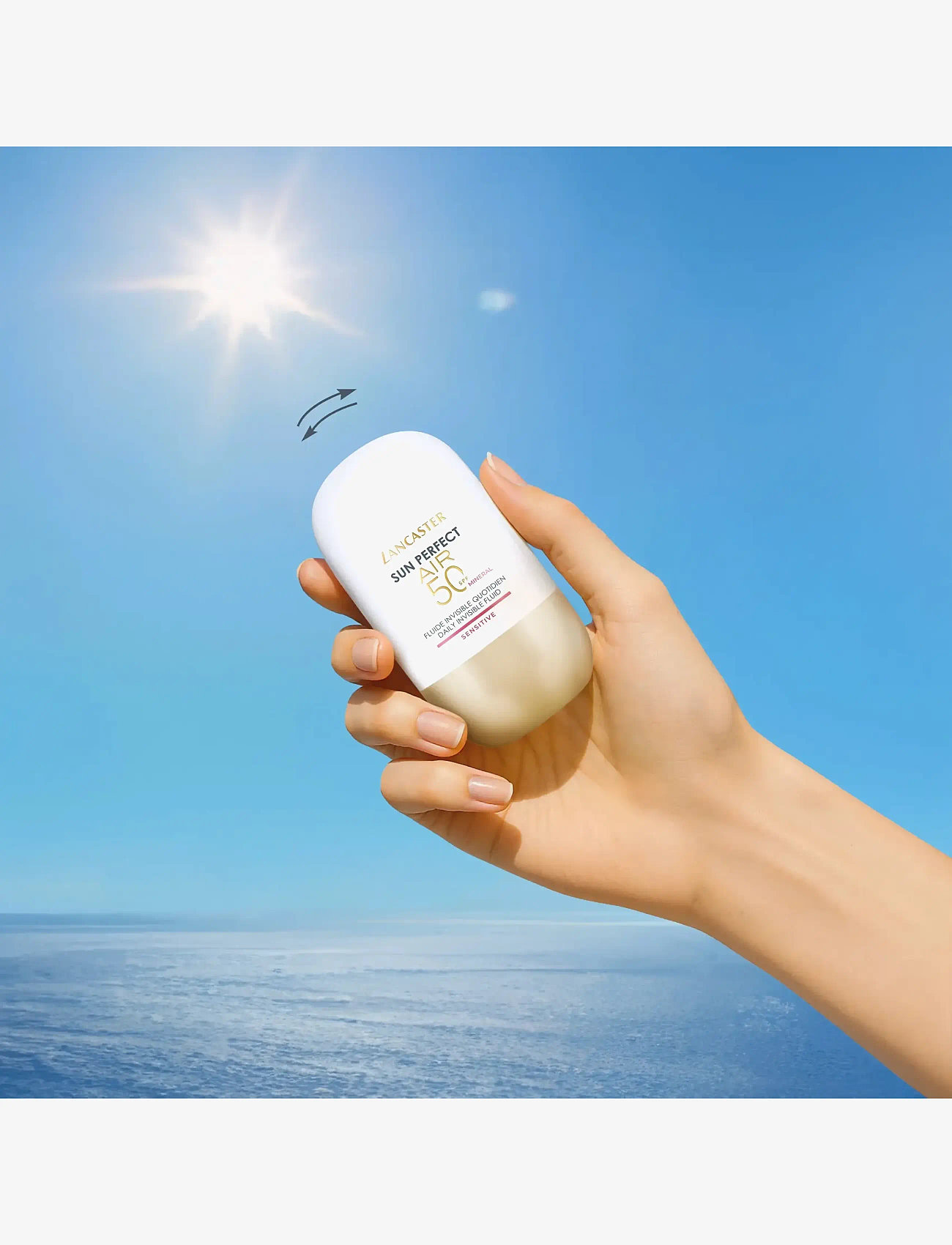 Lancaster - Sun Perfect Air Daily Invisible Fluid Sensitive SPF50 - solcremer til ansigt - no color - 3
