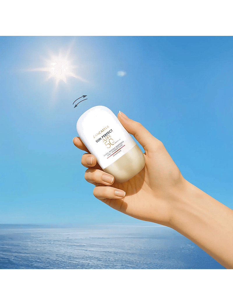Lancaster - Sun Perfect Air Daily Invisible Fluid Sensitive SPF50 - solcremer til ansigt - no color - 3