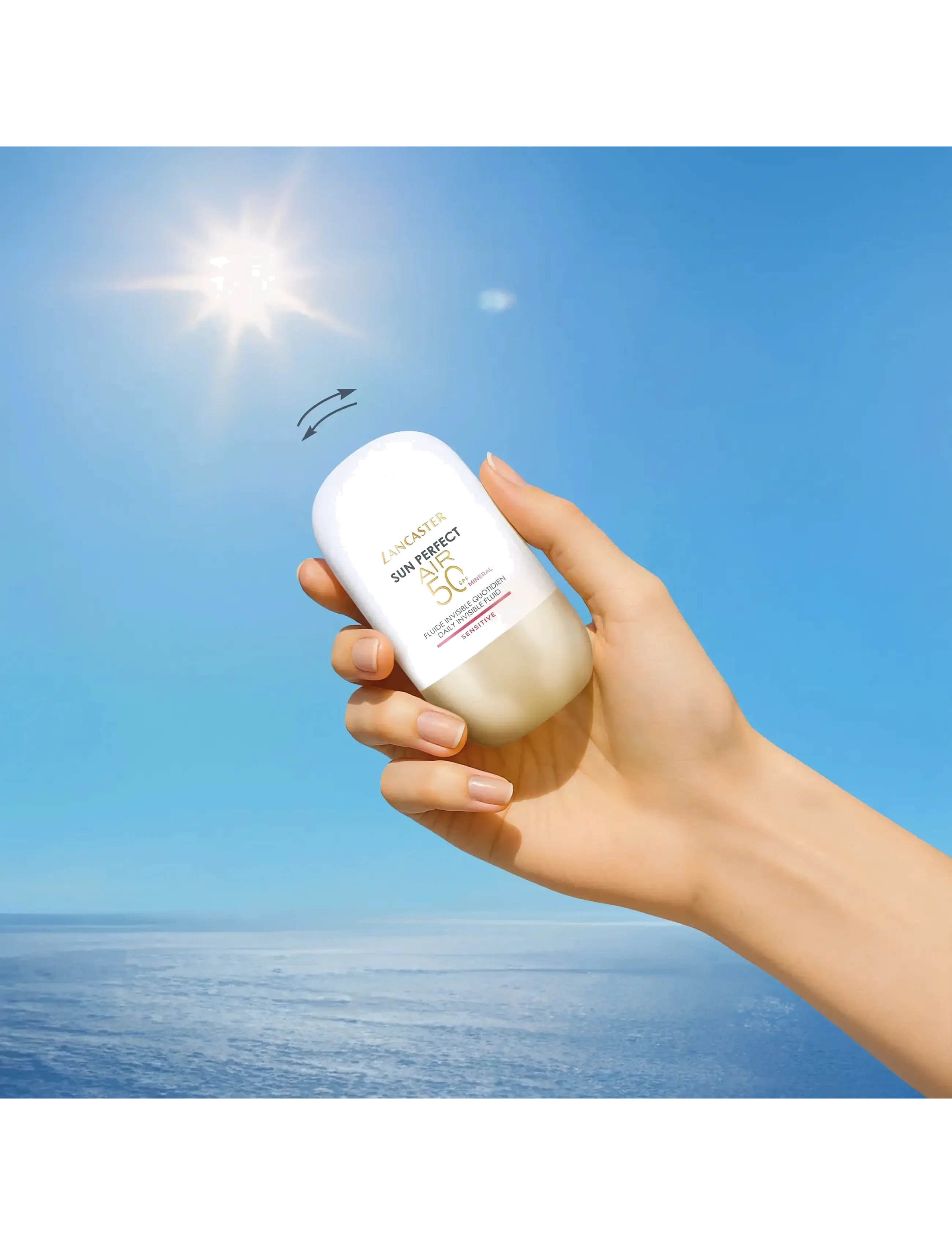 Lancaster - Sun Perfect Air Daily Invisible Fluid Sensitive SPF50 - för ansiktet - no color - 3