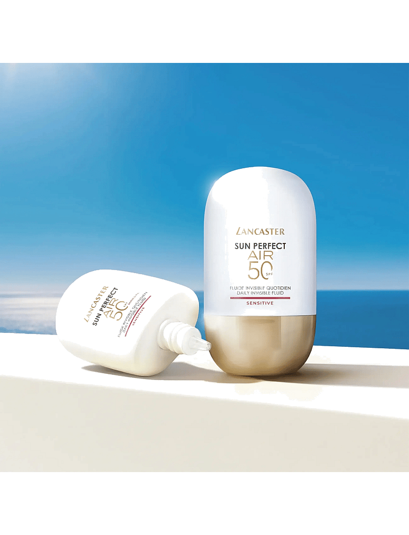 Lancaster - Sun Perfect Air Daily Invisible Fluid Sensitive SPF50 - solcremer til ansigt - no color - 4