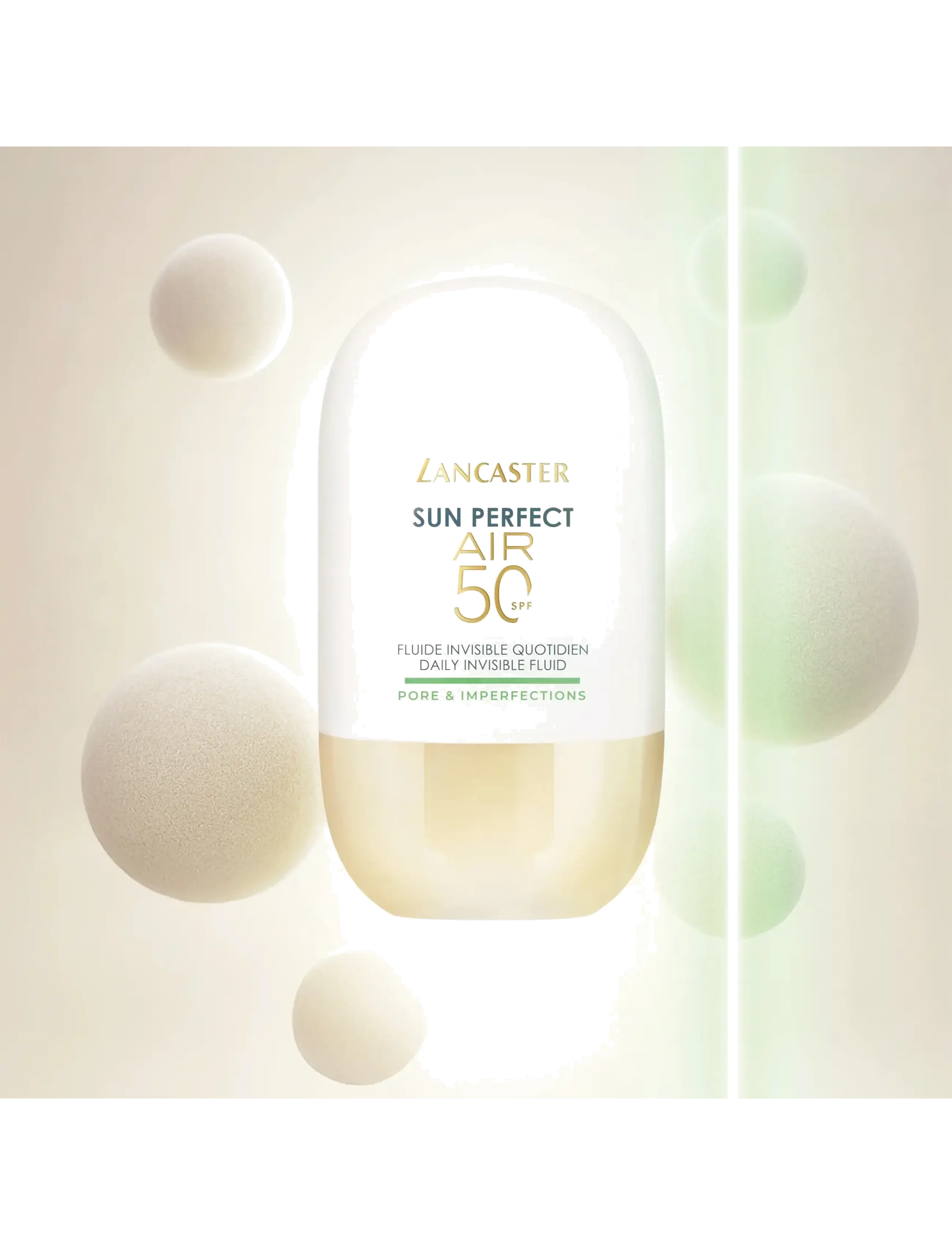 Lancaster - Sun Perfect Air Daily Invisible Fluid Pore & Imperfections SPF50 - til ansigtet - no color - 1
