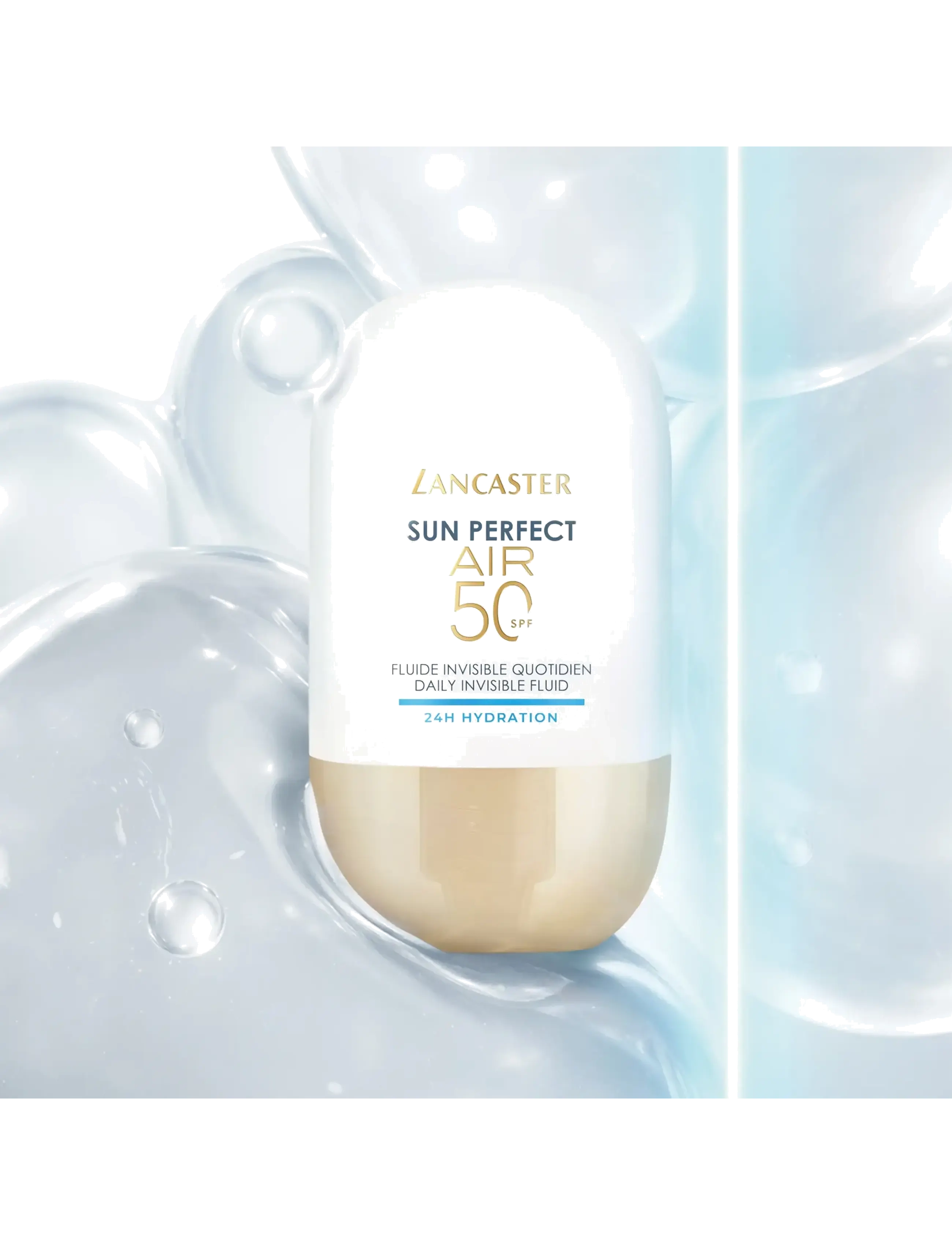 Lancaster - Sun Perfect Air Daily Invisible Fluid 24H Hydration SPF50 - til ansigtet - no color - 1
