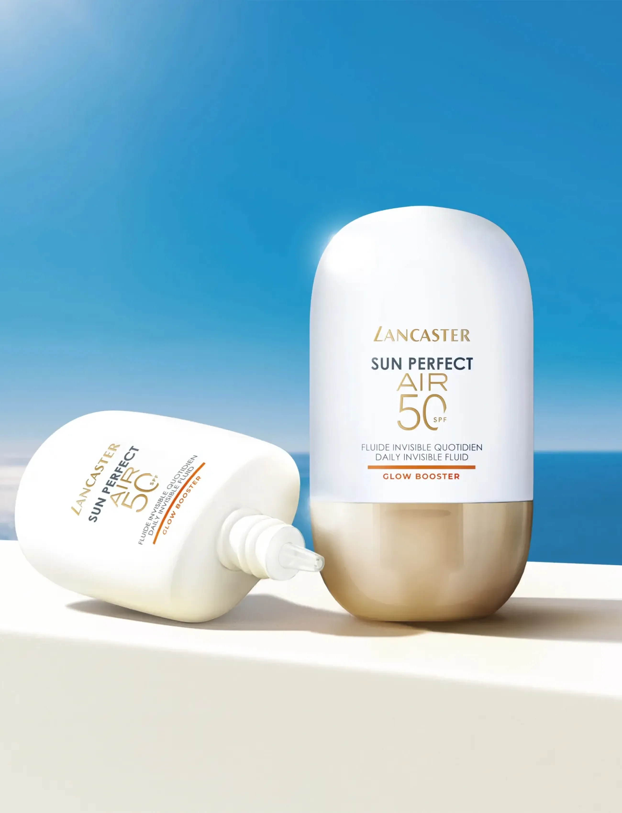 Lancaster - Sun Perfect Air Daily Invisible Fluid Glow Booster SPF50 - til ansigtet - no color - 4