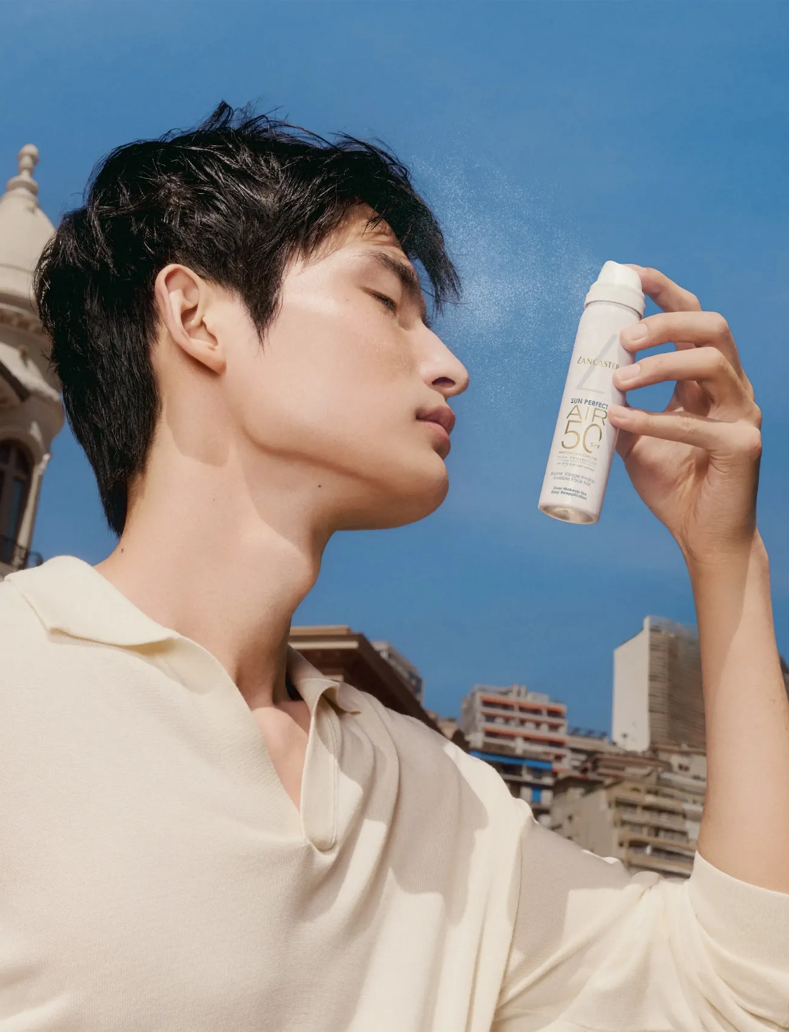 Lancaster - Sun Perfect AIR Invisible Face Mist SPF50 - för ansiktet - no color - 4