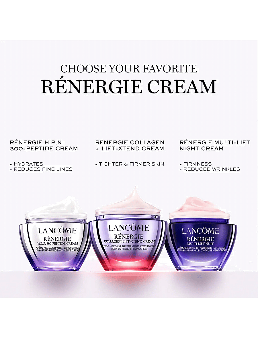Lancôme - Lancôme Rénergie Collagen+ Lift-Xtend Cream 50ml - sommarens hudvård - clear - 3