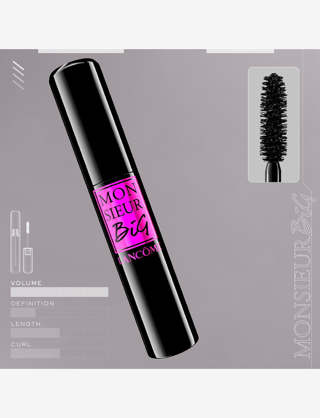 Lancôme - Lancôme Monsieur Big Mascara Black - silmät ja kulmakarvat - 01 black - 2