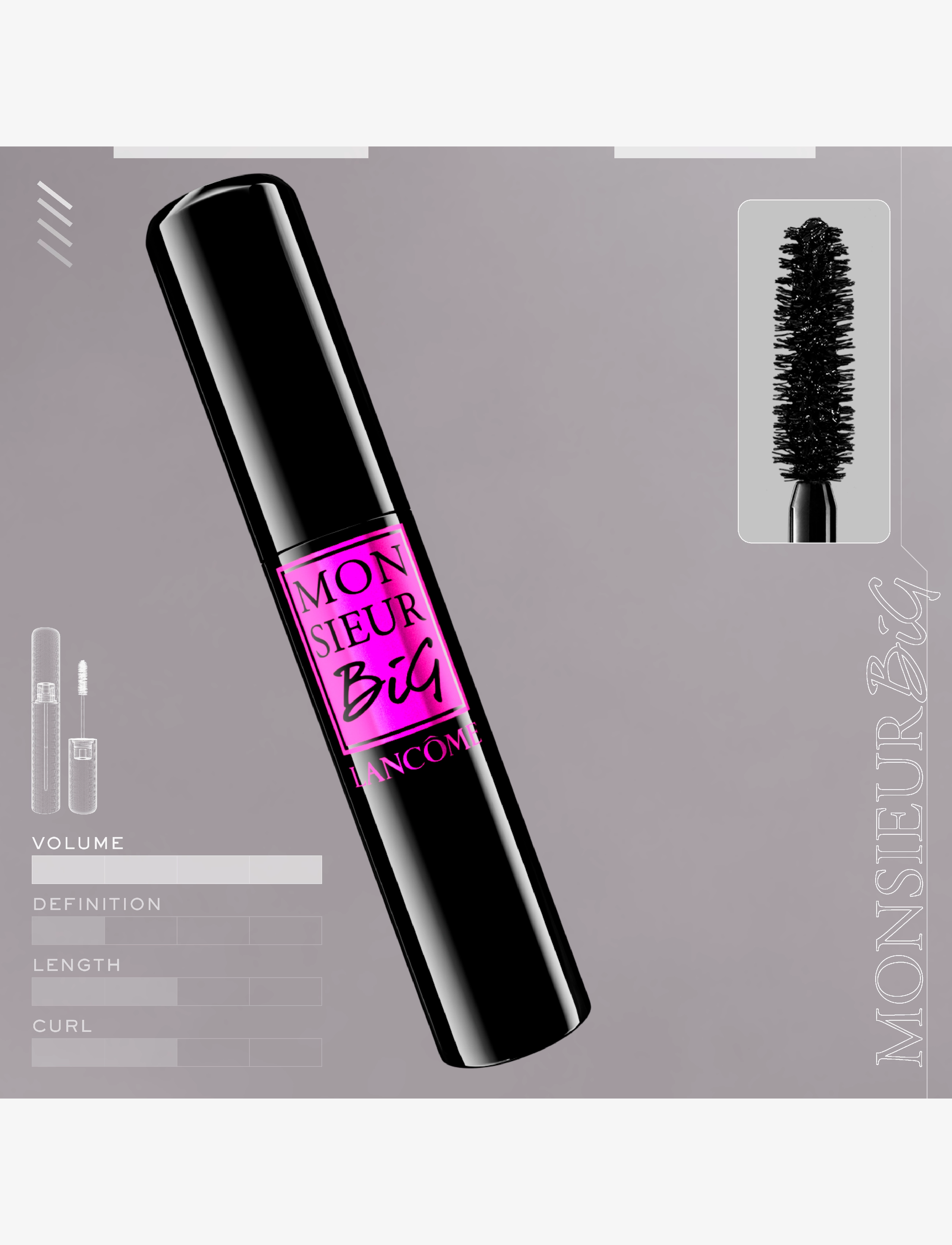 Lancôme - Lancôme Monsieur Big Mascara Black - silmät ja kulmakarvat - 01 black - 2