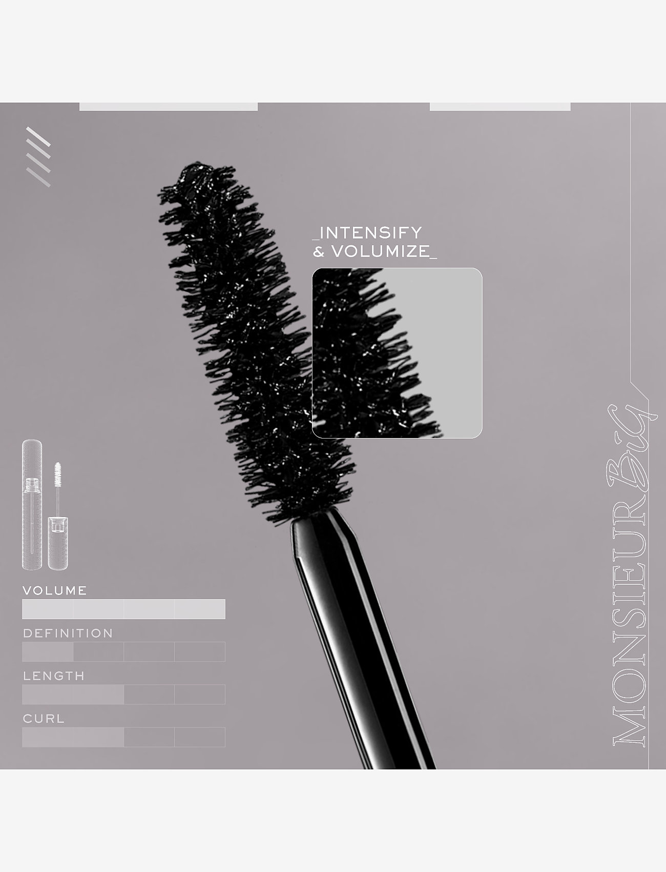 Lancôme - Lancôme Monsieur Big Mascara Black - silmät ja kulmakarvat - 01 black - 3