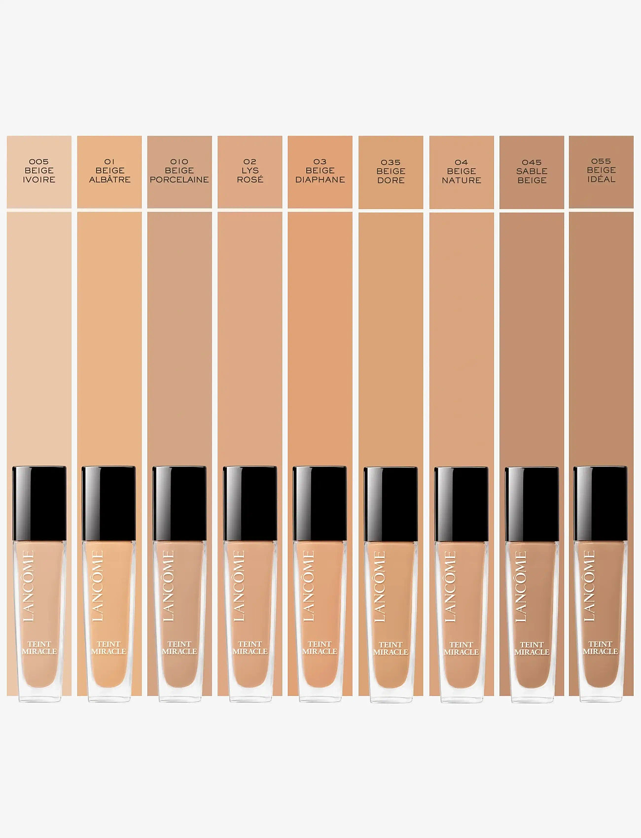 Lancôme - Lancôme Teint Miracle Foundation 55 Beige - smink - clear - 4