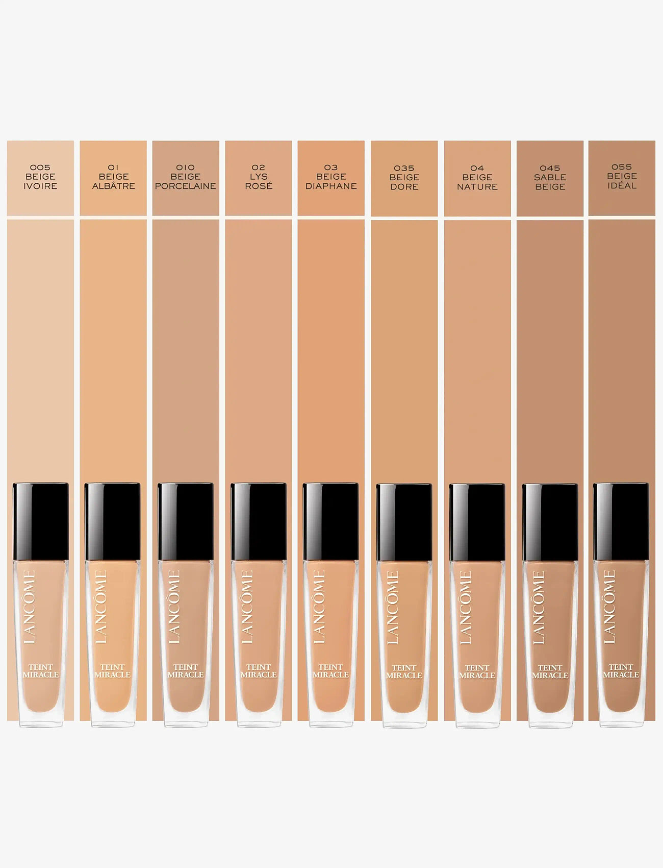 Lancôme - Lancôme Teint Miracle Foundation 010 - makeup - beige porcelaine 010 - 4