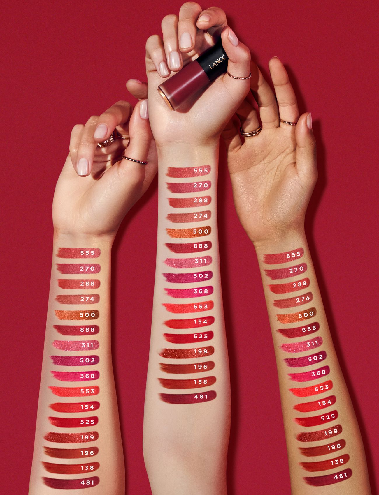 Lancôme - Lancôme L'Absolu Rouge Drama Ink Lipstick 500 - makeup - 500 - 4