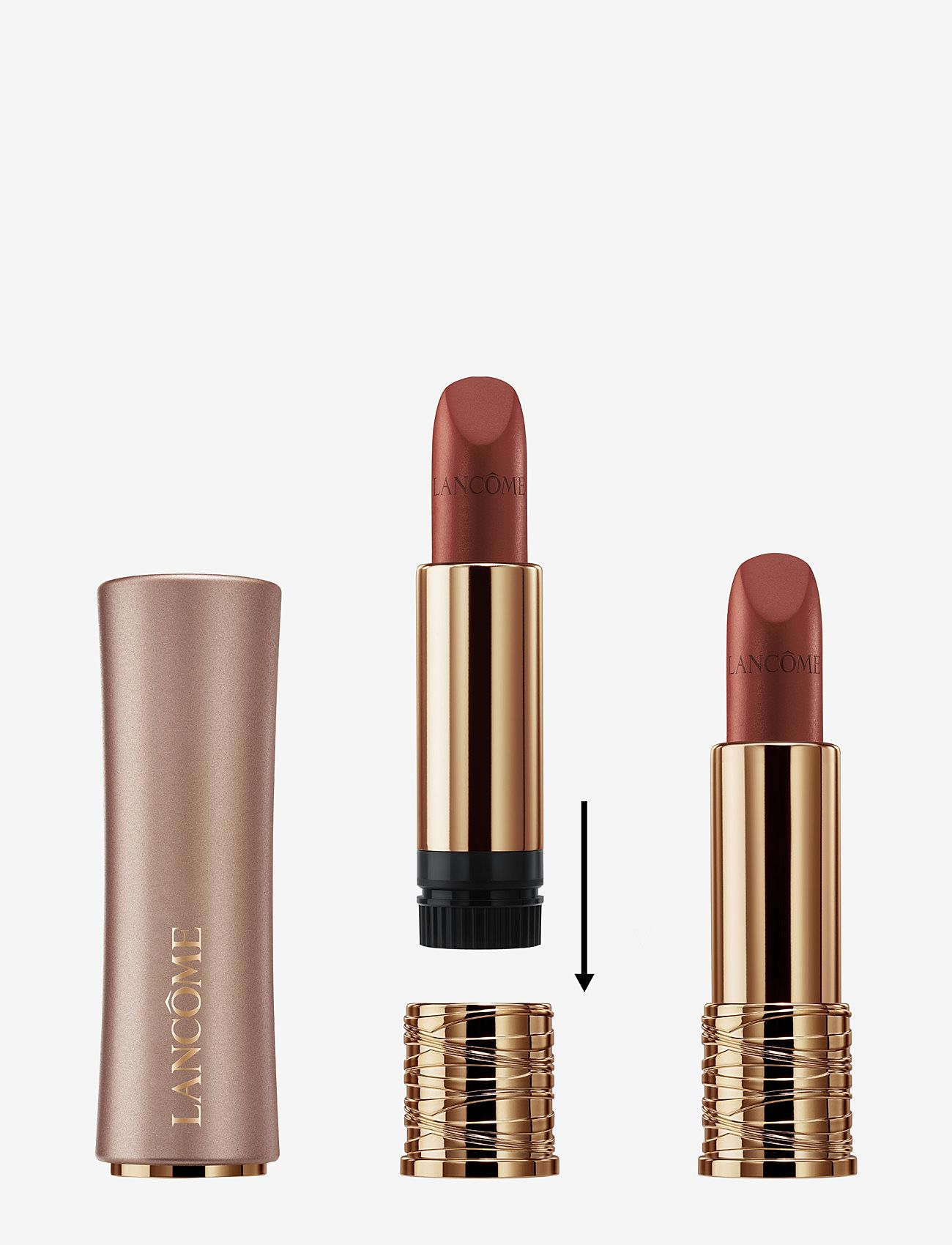 Lancôme - Lancôme L'Absolu Rouge Intimatte Refill 299 - redo för date night - r22 299 - 1