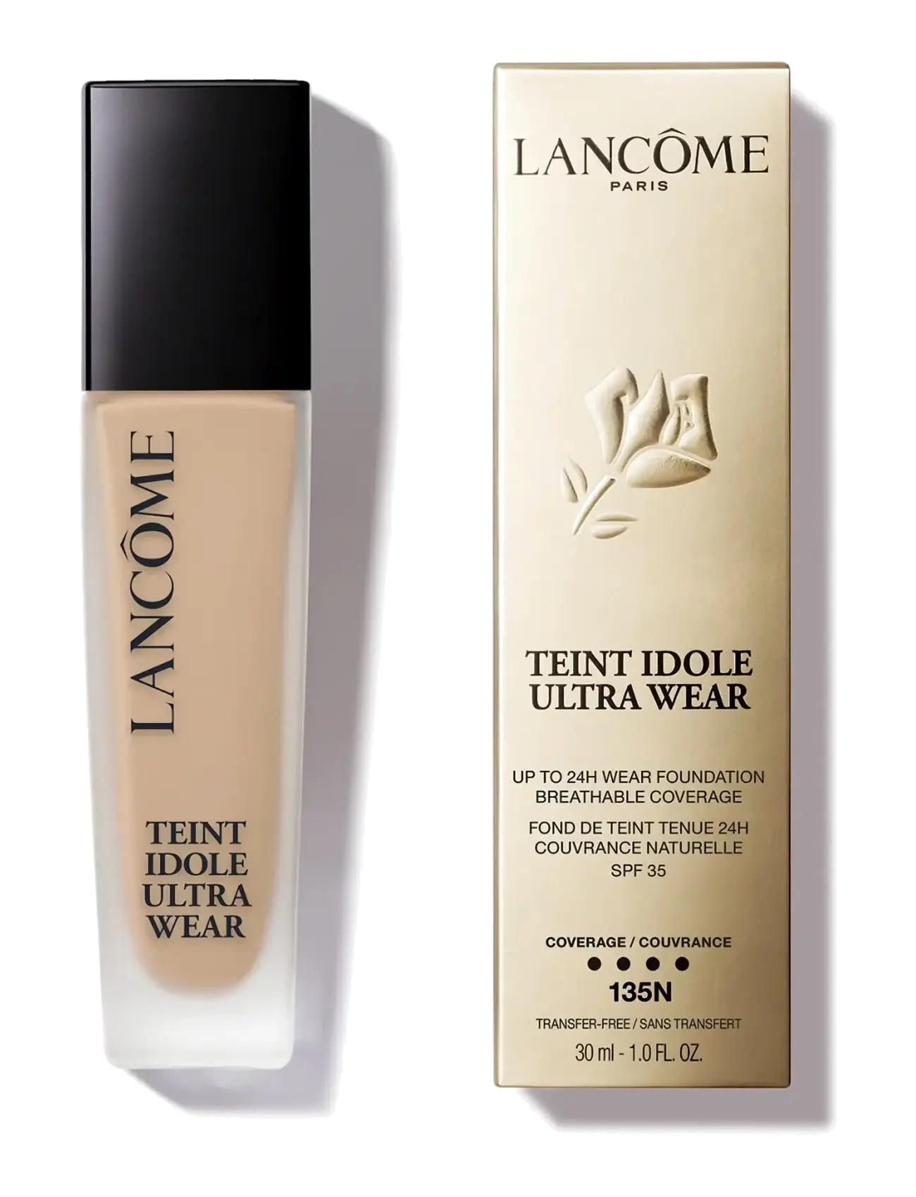 Lancôme - LANCÔME TEINT IDOLE ULTRA WEAR 24H LONGWEAR FOUNDATION - makeup - 135n p b - 1