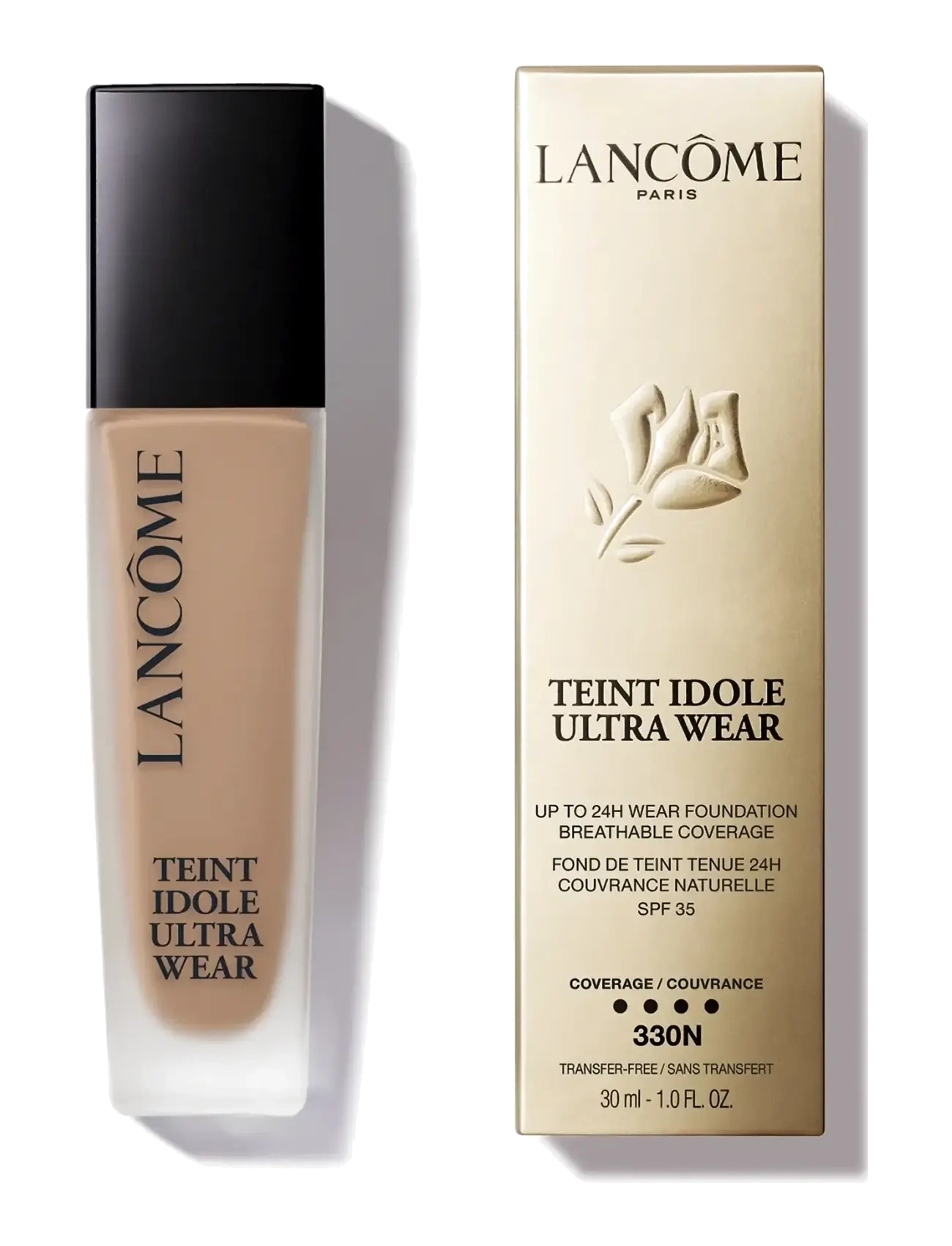 Lancôme - LANCÔME TEINT IDOLE ULTRA WEAR 24H LONGWEAR FOUNDATION - smink - 330n p b - 1