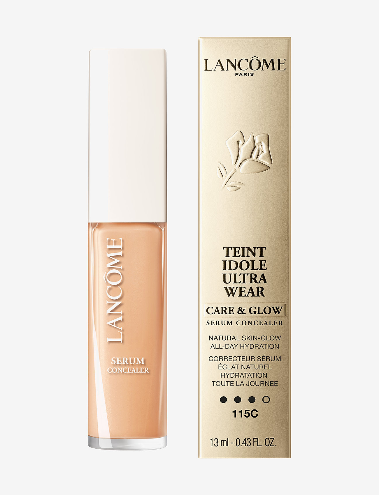 Lancôme - Lancôme Teint Idole Ultra Wear Care & Glow Serum Concealer 115C - smink - 115c - 1