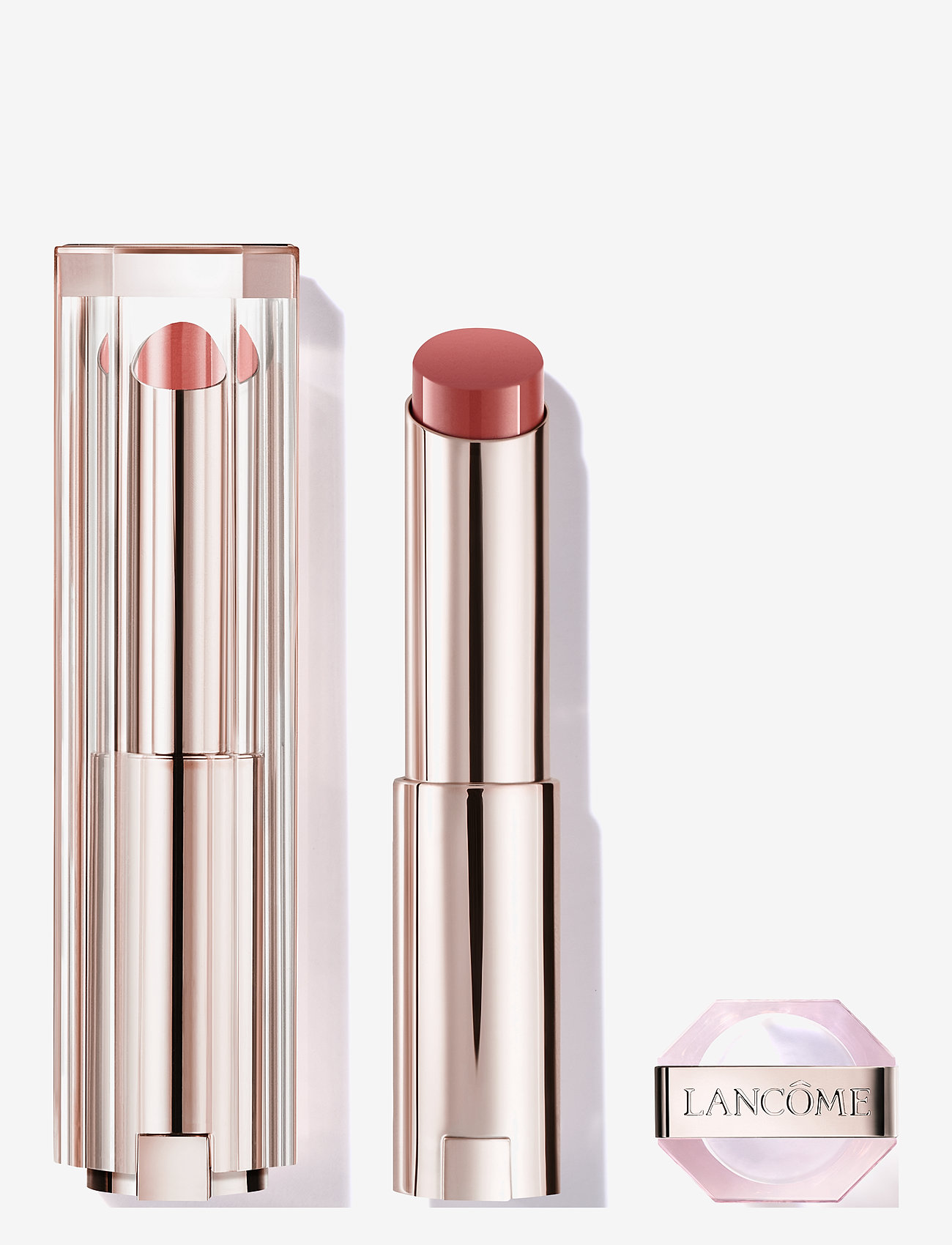 Lancôme - Lip Idôle Squalane-12 Butterglow Glowy Color Balm - läppbalsam - idÔle nude - 0