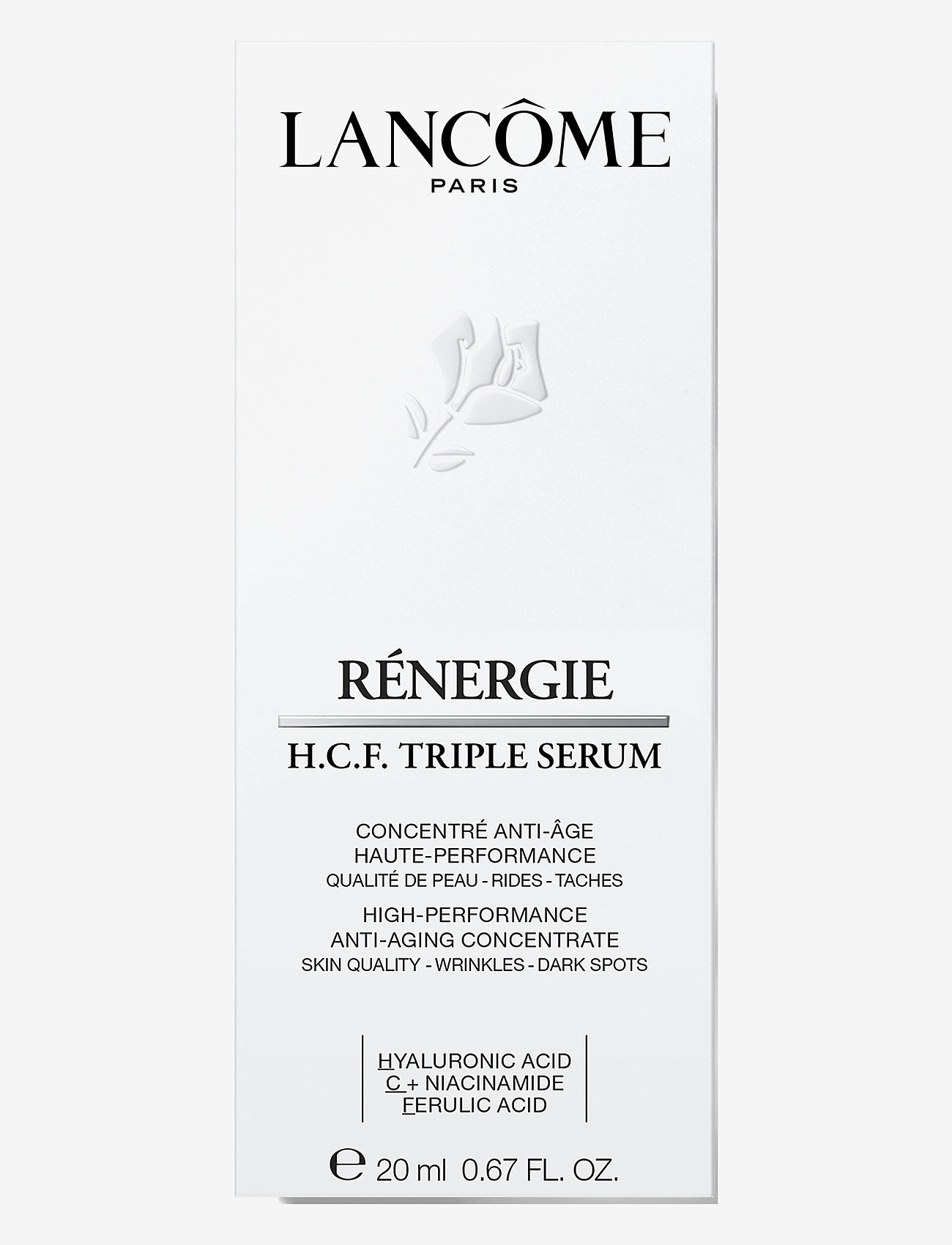 Lancôme - Lancôme Rénergie H.C.F. Triple Serum - Moisturizing Anti-Aging Serum 20ml - serum & olier - clear - 1