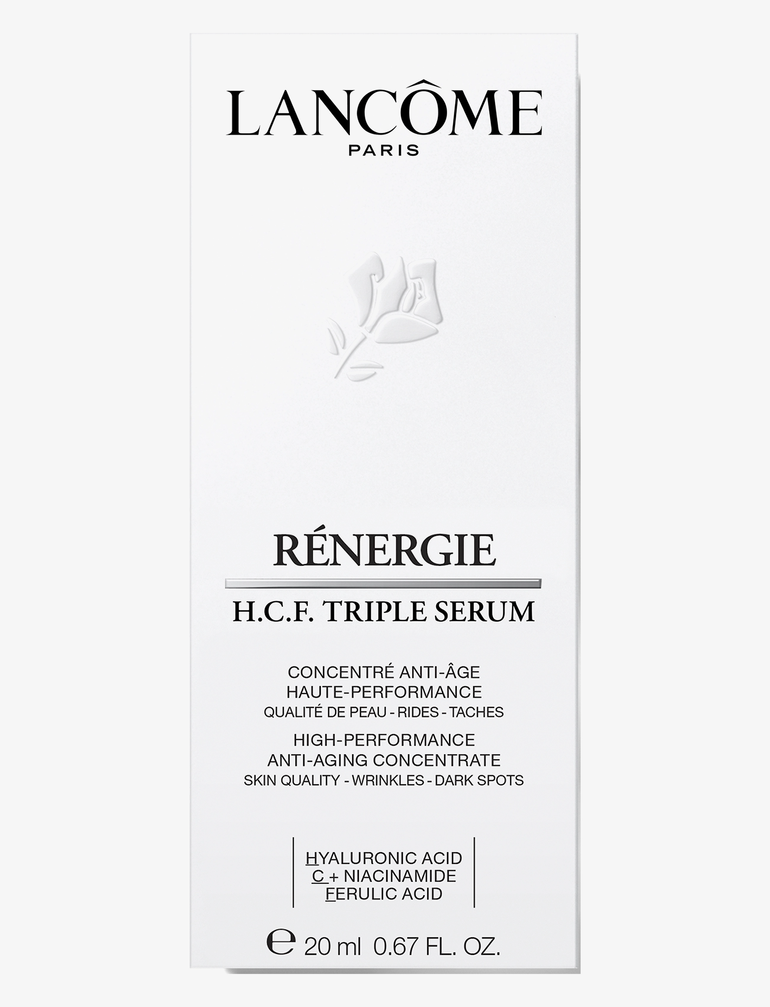 Lancôme - Lancôme Rénergie H.C.F. Triple Serum - Moisturizing Anti-Aging Serum 20ml - serum & oljor  - clear - 1