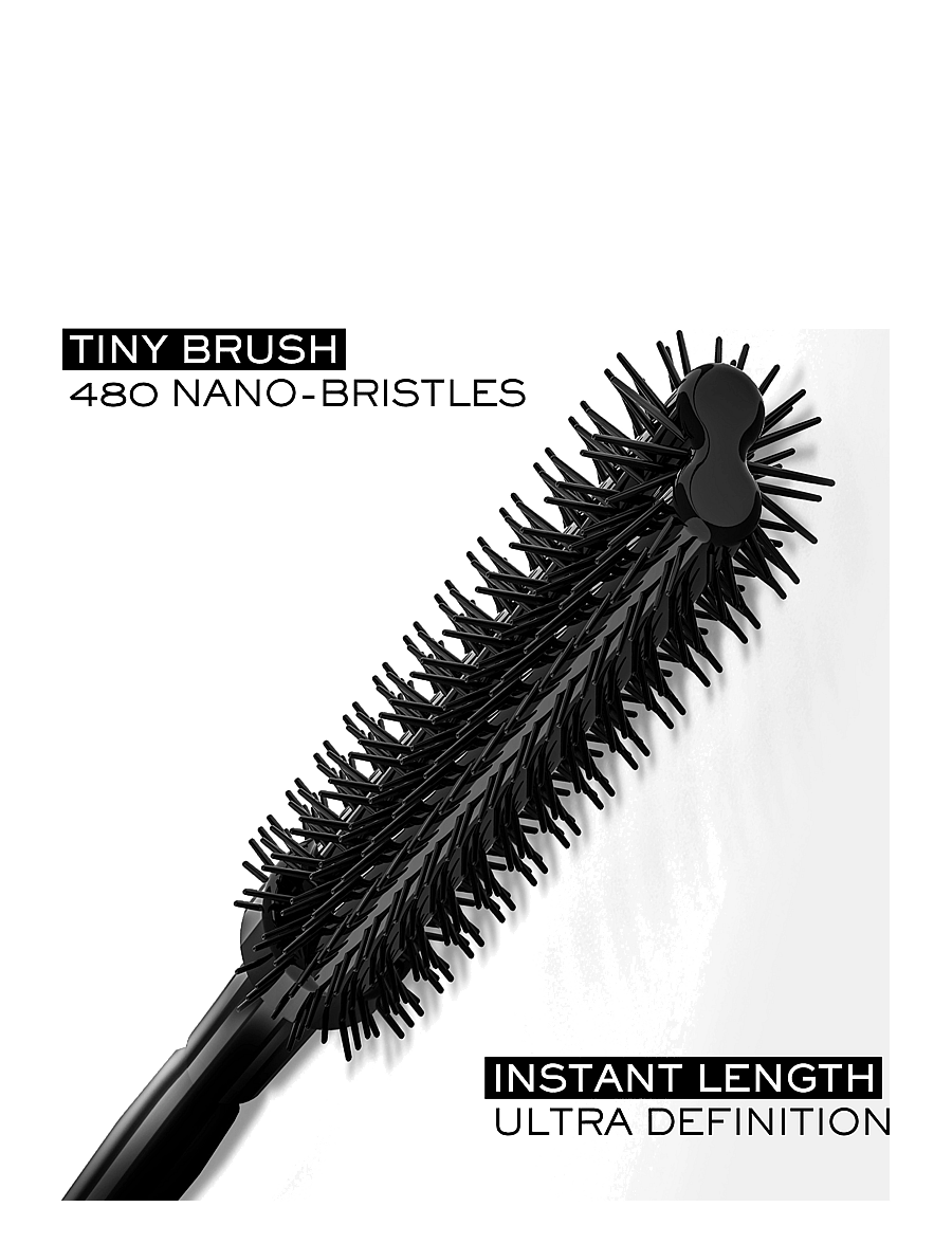 Lancôme - LANCÔME LASH IDÔLE FLUTTER EXTENSION INSTANT LENGTHENING MASCARA 01 TRUE BLACK - silmät ja kulmakarvat - clear - 2