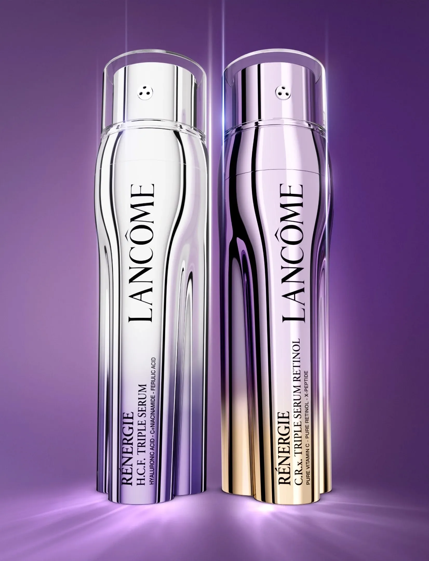 Lancôme - Lancôme Rénergie C.R.x. Triple Serum Retinol 50ml - serum & oljor - clear - 0
