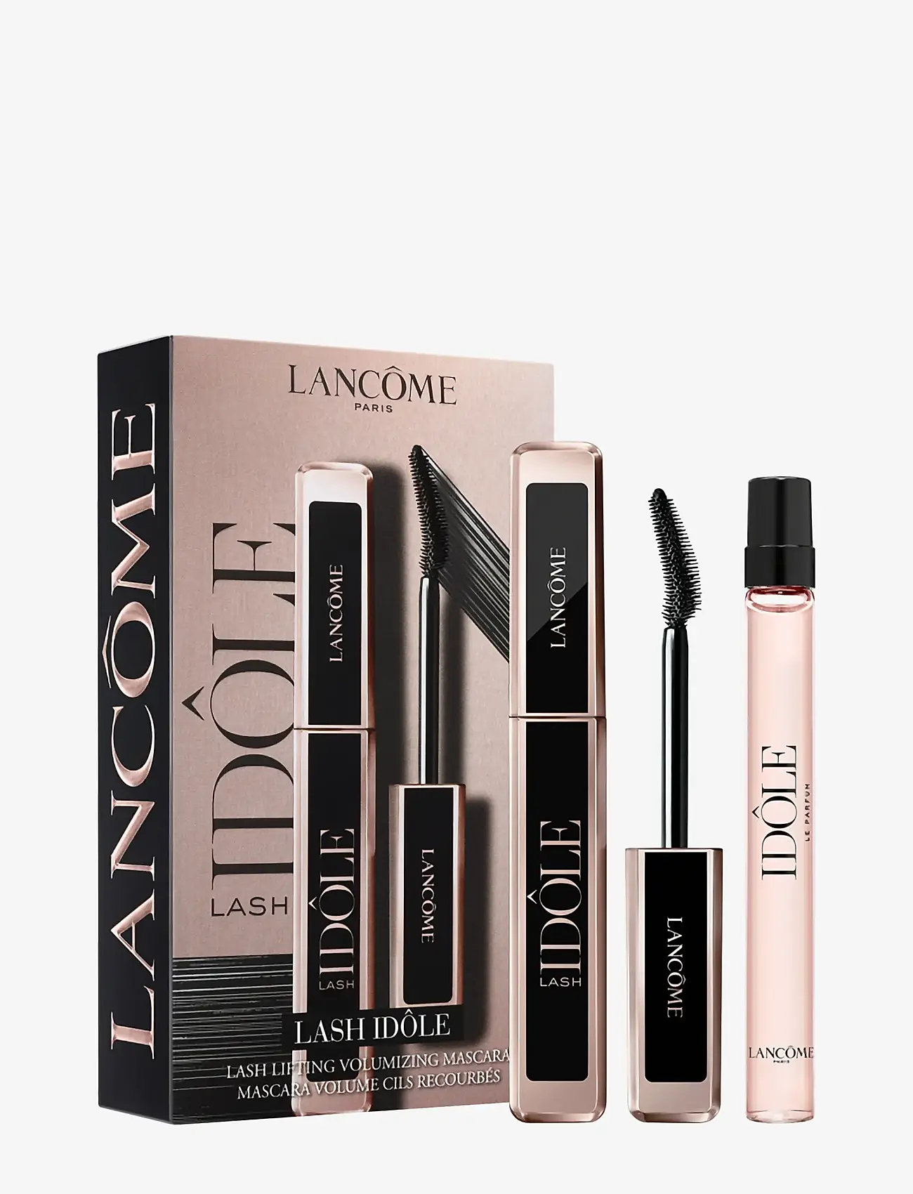 Lancôme - Lancôme LASH IDÔLE MASCARA SET,  IDÔLE EAU DE PARFUM 10ml - mellem 200-500 kr - clear - 0