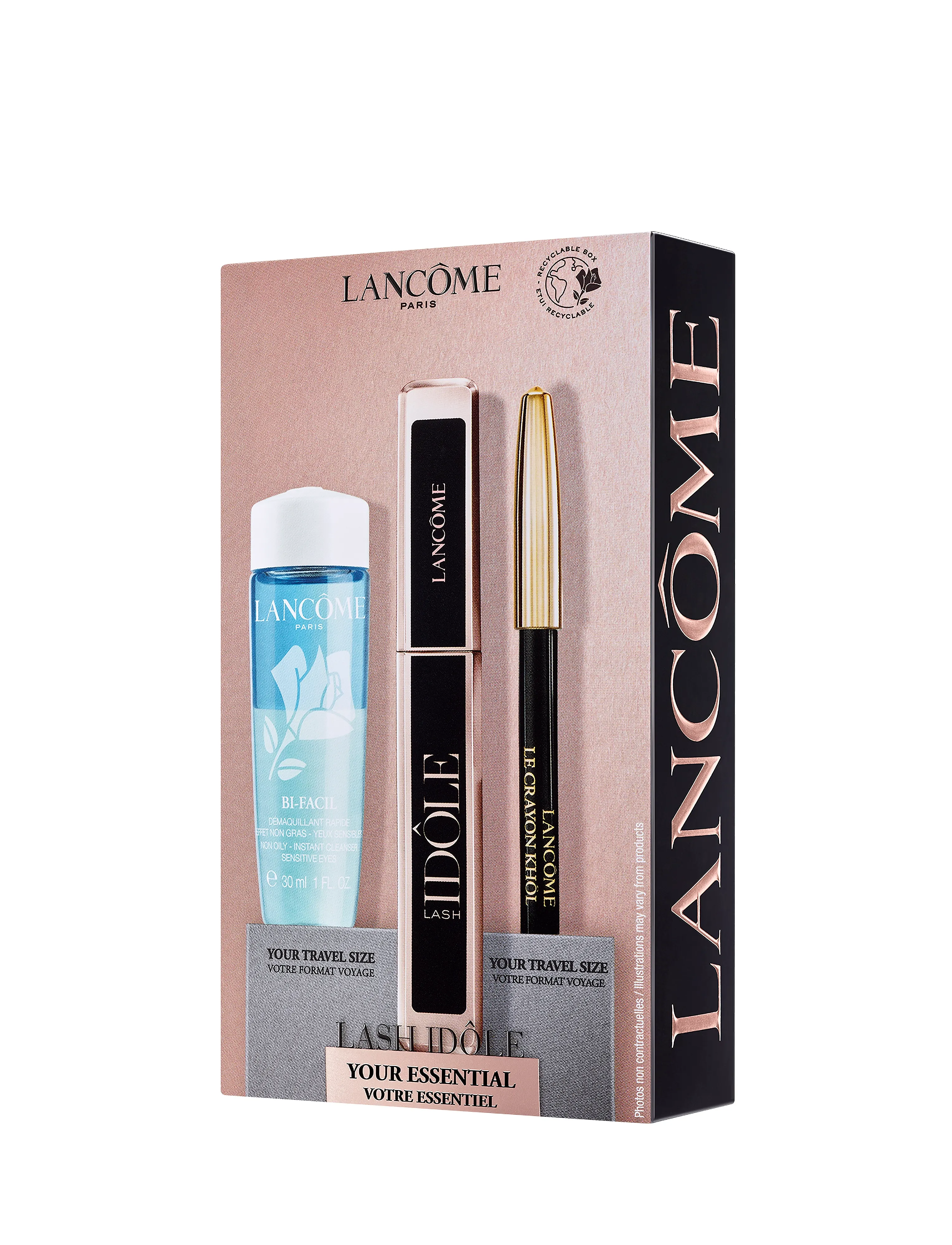 Lancôme - Lancôme IDÔLE MASCARA SET, CRAYON KHÔL & BI-FACIL - Ögon & bryn  - clear - 2