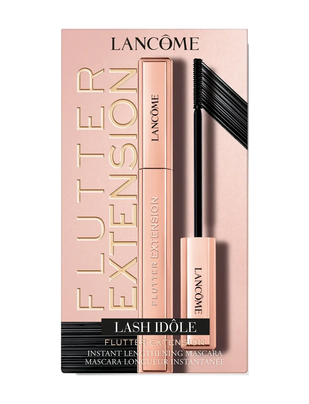 Lancôme Lash Idôle Flutter Ext Mascara + Lip Idôle Mini, Mascara, Nude, Str: 1 PCE