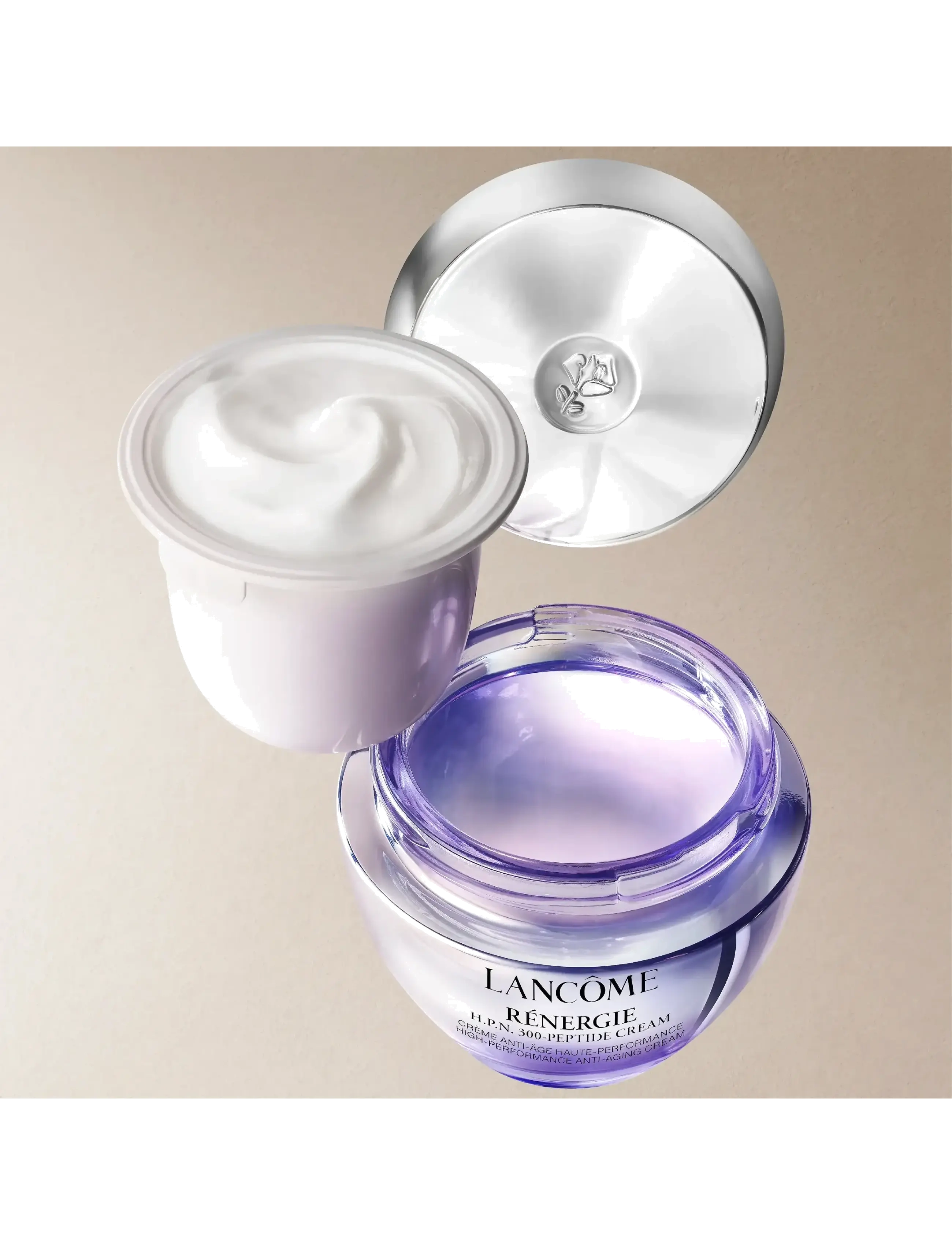 Lancôme - Lancôme Rénergie H.P.N. UVMUNE Cream SPF50 Refill 50ml - fuktkrämer - clear - 3