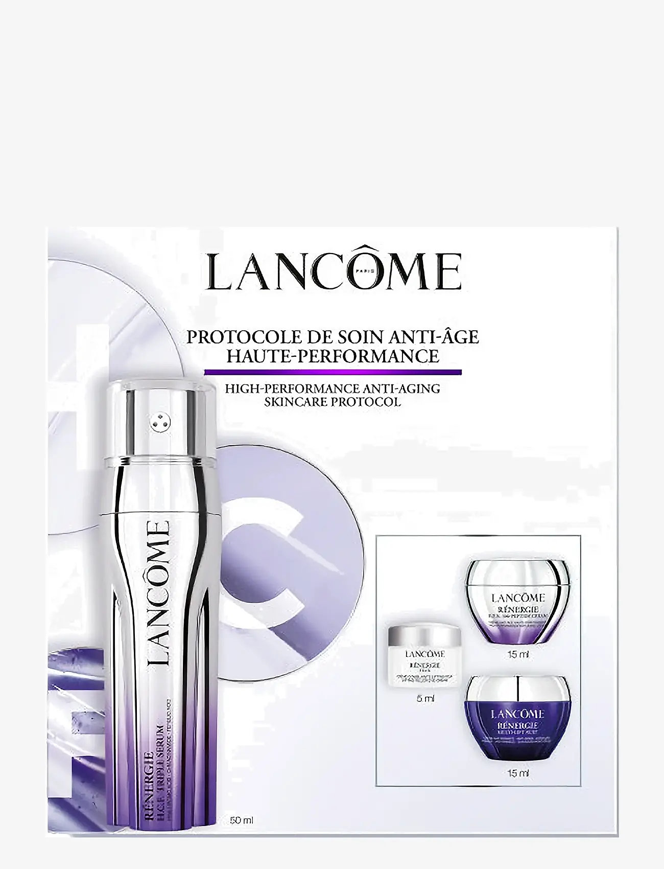 Lancôme - Lancôme Rénergie H.C.F. Triple Serum Face Routine Set 2025 - gåvoset - clear - 0