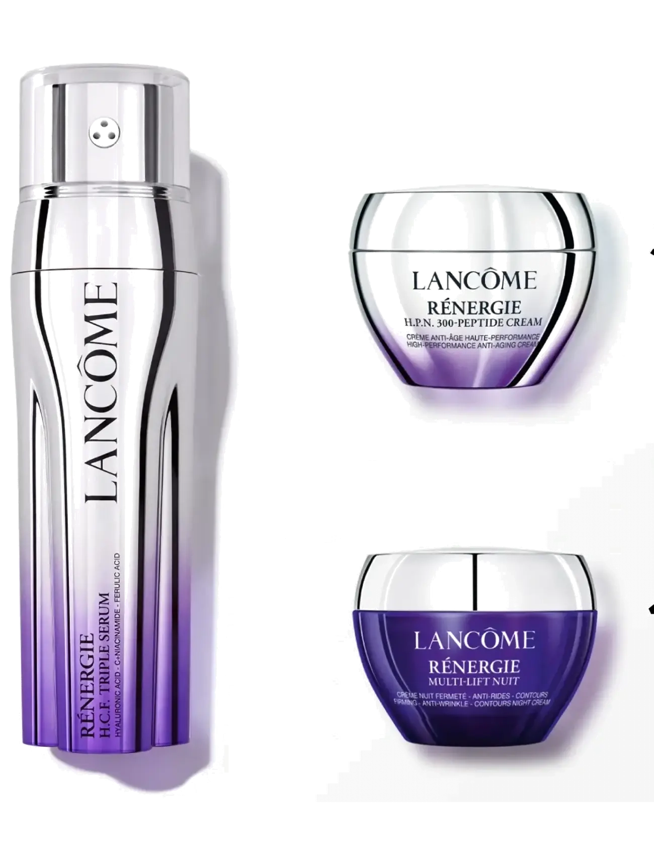 Lancôme - Lancôme Rénergie H.C.F. Triple Serum Face Routine Set 2025 - clear - 1