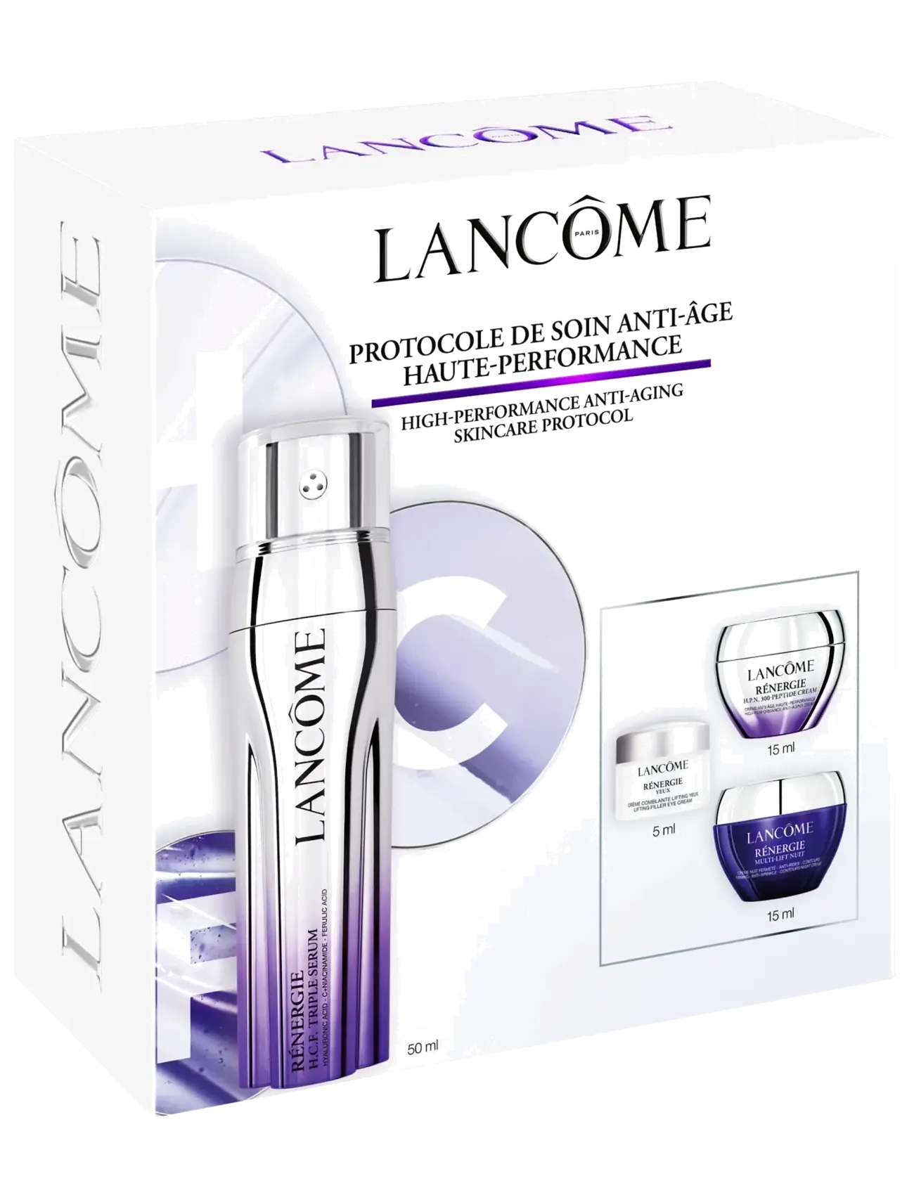 Lancôme - Lancôme Rénergie H.C.F. Triple Serum Face Routine Set 2025 - clear - 2
