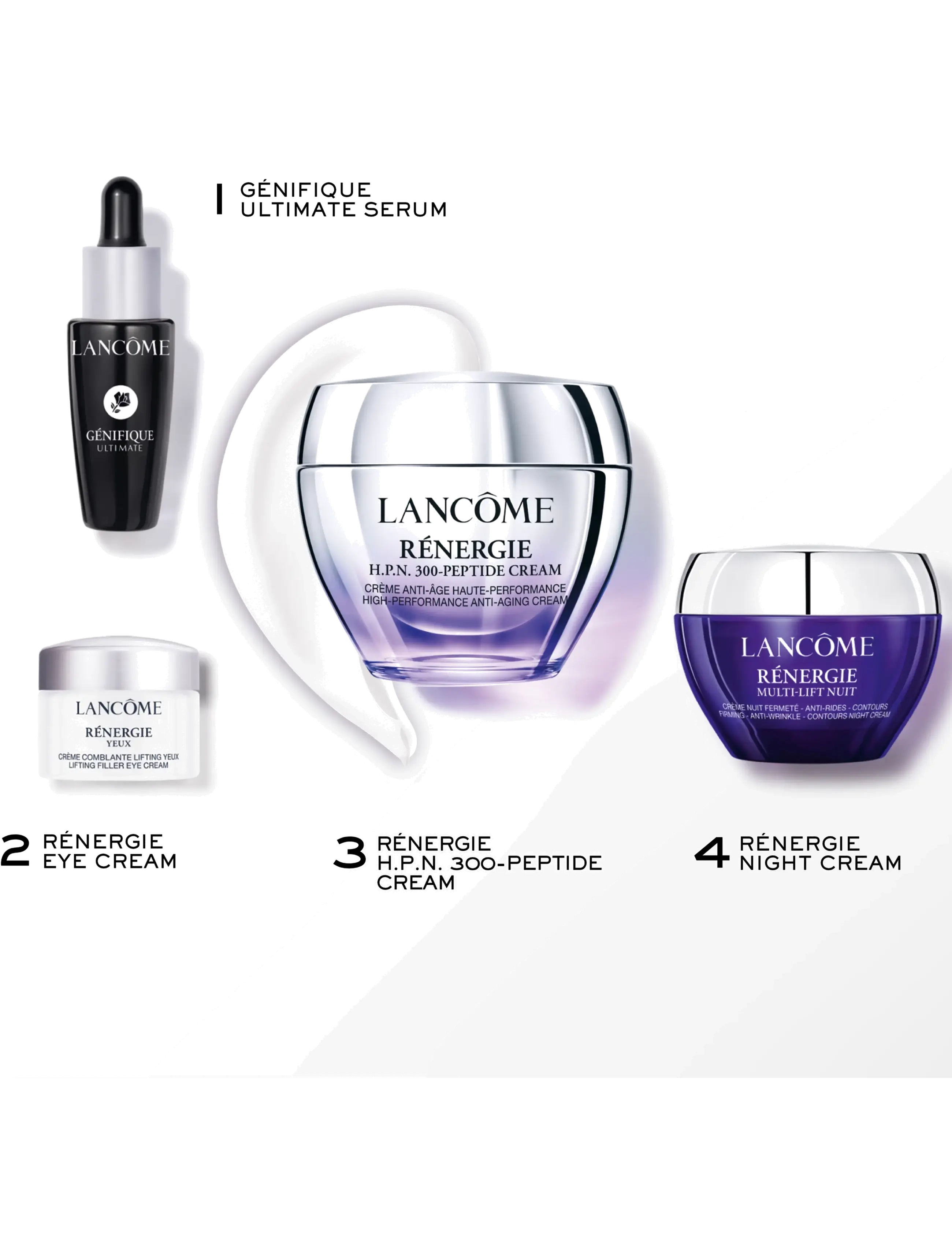 Lancôme - Lancôme Rénergie H.P.N. 300-Peptide Cream Routine Set 2025 - til hende - clear - 2