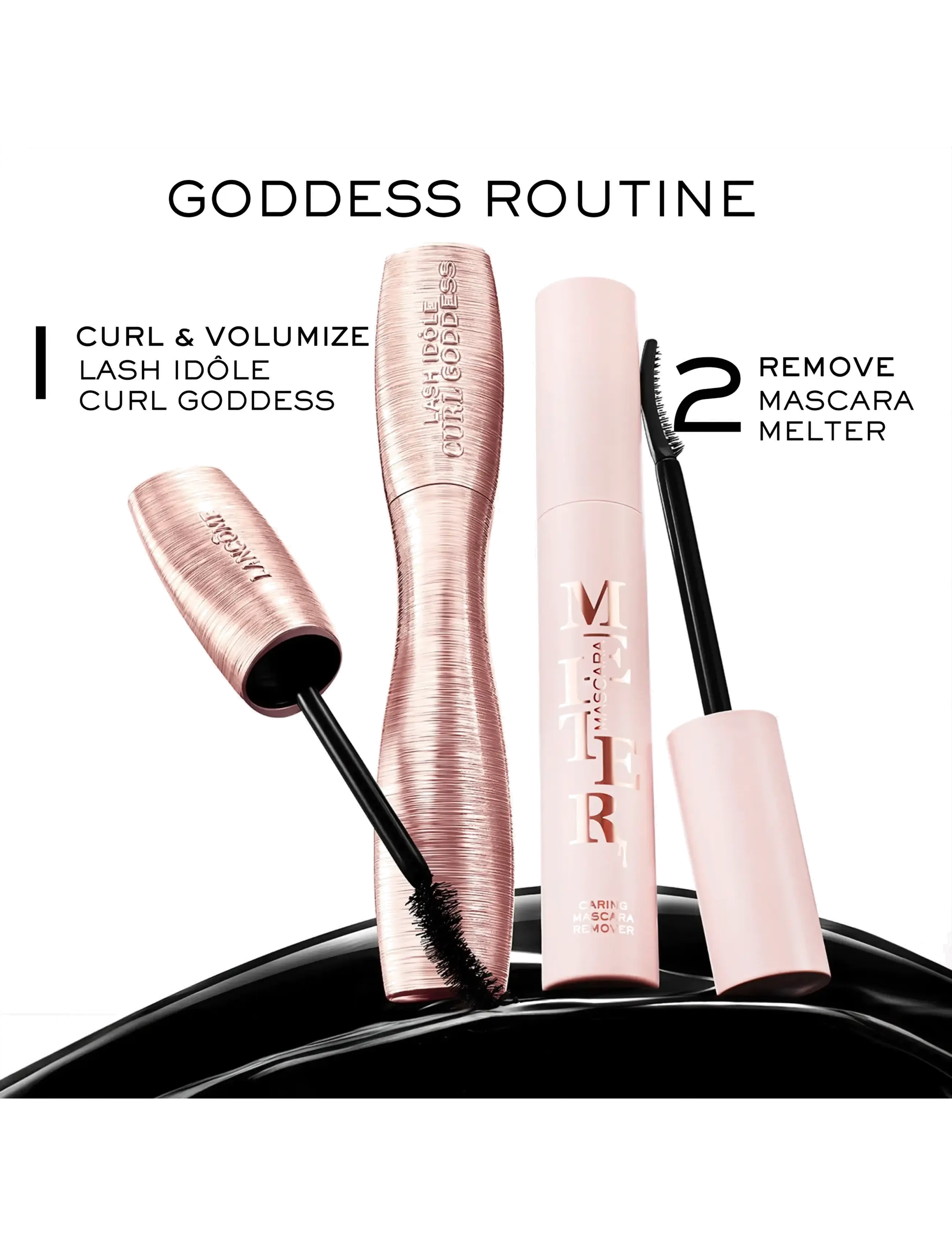Lancôme - Lancôme Lash Idôle Curl Goddess Mascara, Divine Black - Øjne & bryn - clear - 4