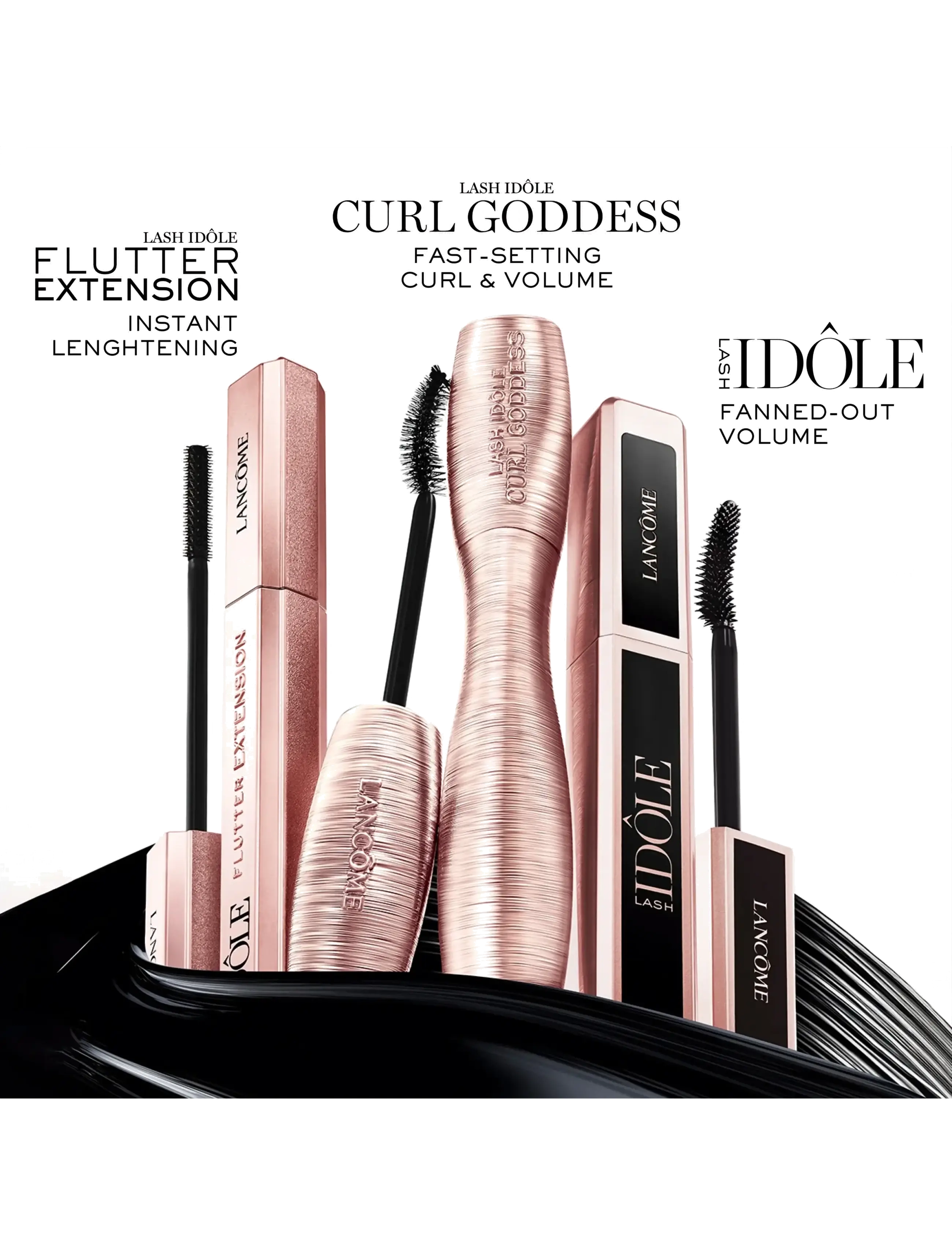 Lancôme - Lancôme Lash Idôle Curl Goddess Mascara, Divine Black - Øjne & bryn - clear - 5