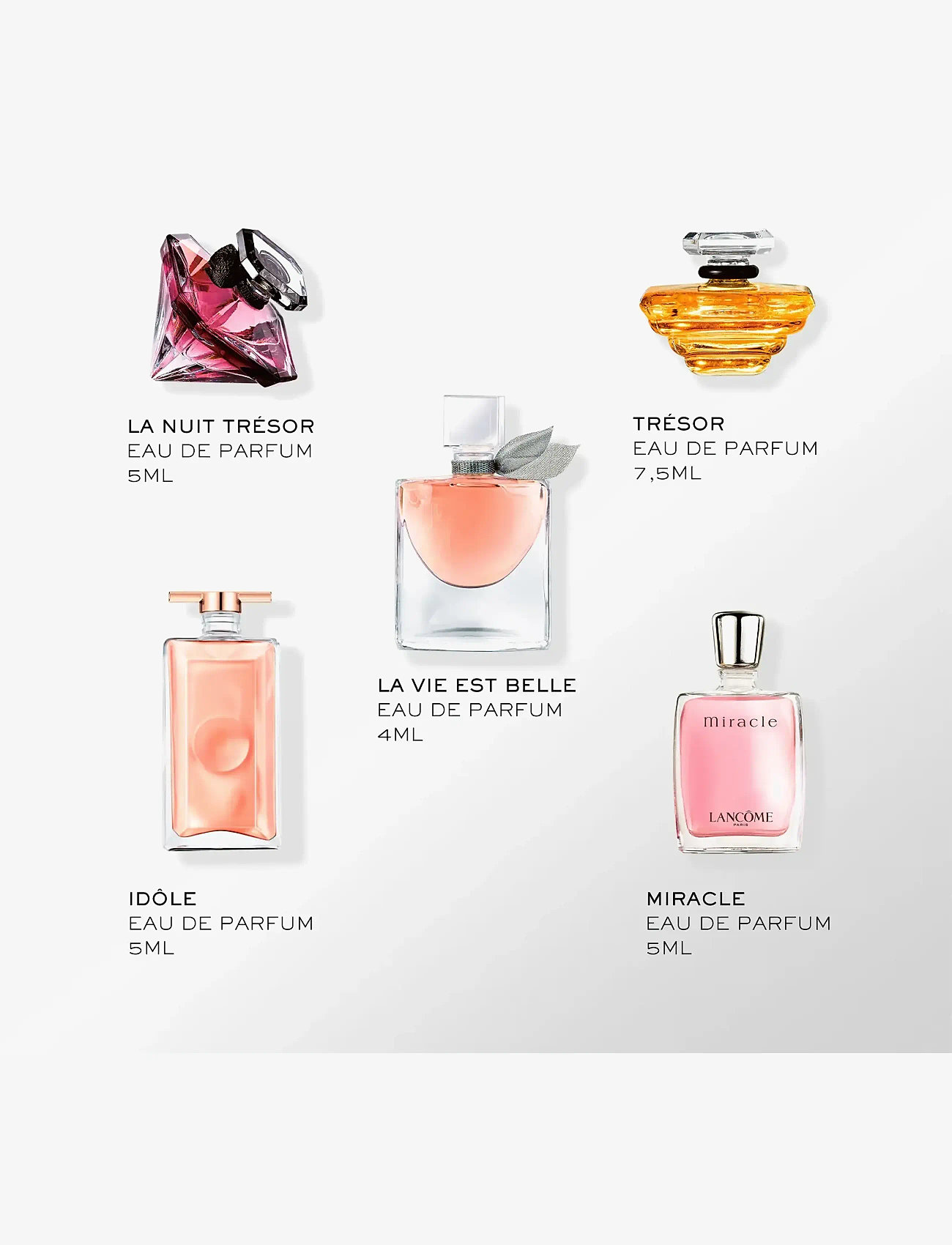 Lancôme - Lancôme Minis LVEB+ID+TR+LNT+MIR Holiday Set 2025 - clear - 1