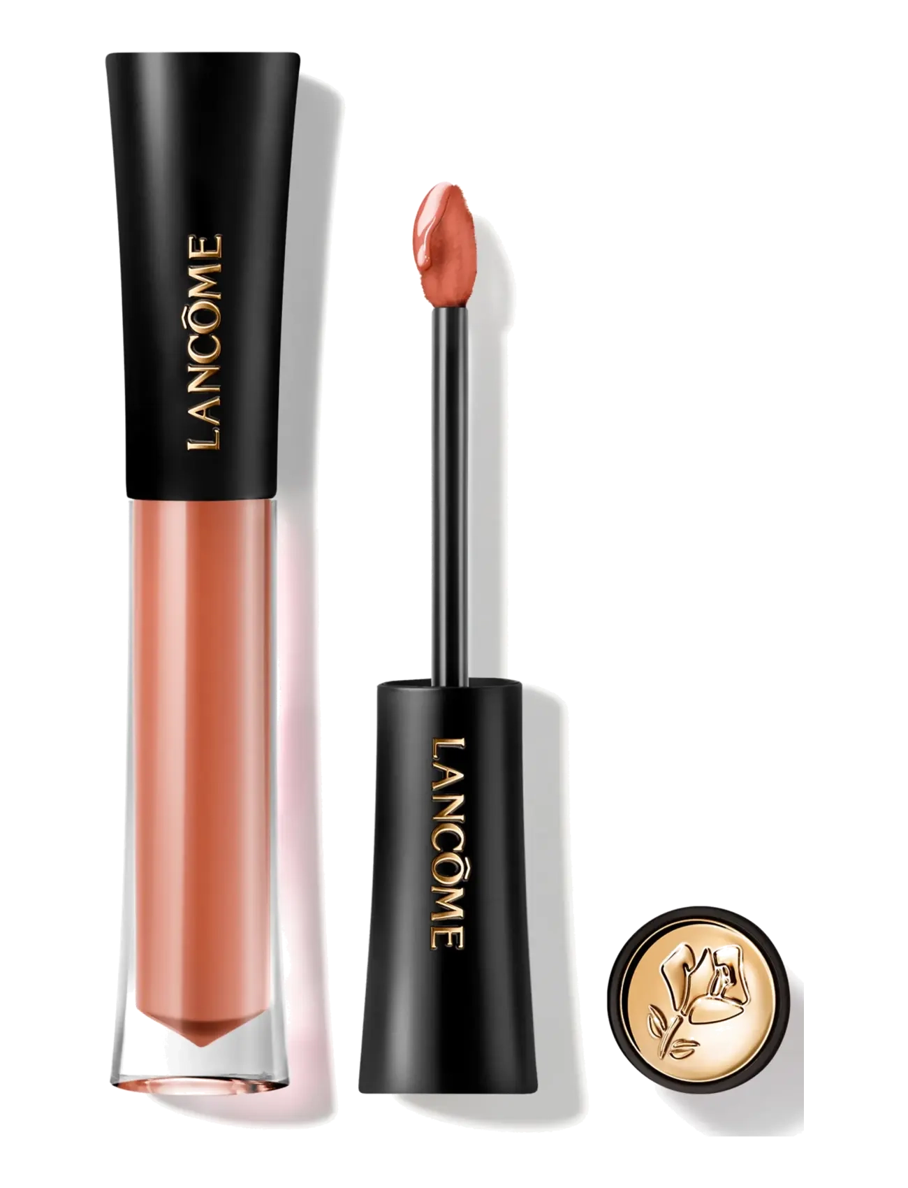 Lancôme L'absolu Rouge Glaze Tintation, Glazing Liquid Tint, 4.5 Ml, Lipgloss, Beige, Str: 4.5 ML