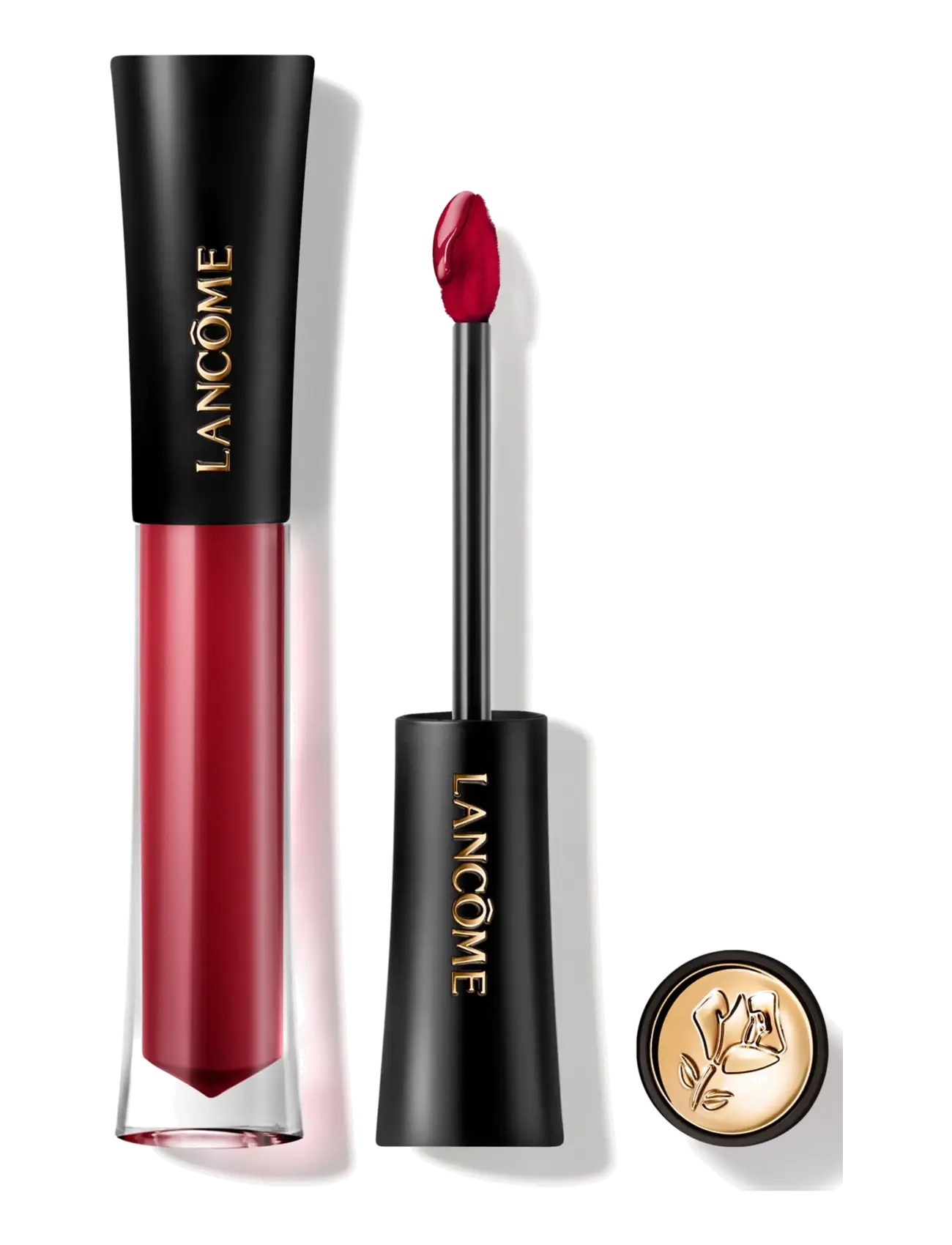 Lancôme Lancôme L'Absolu Rouge Glaze Tintation, Glazing Liquid Tint, 4.5 ml - Läppglans - BERRY BERRY TEMPTING / red