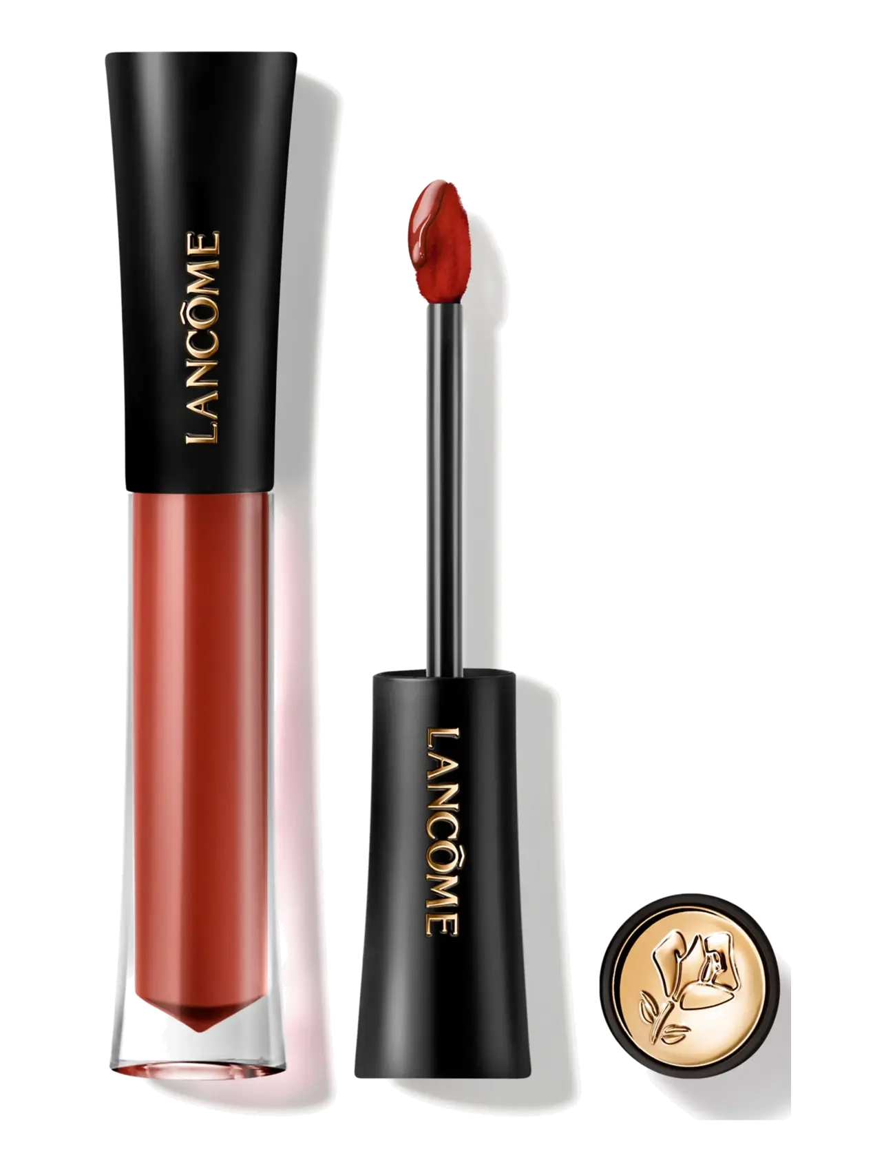 Lancôme L'absolu Rouge Glaze Tintation, Glazing Liquid Tint, 4.5 Ml, Lipgloss, Rød, Str: 4.5 ML