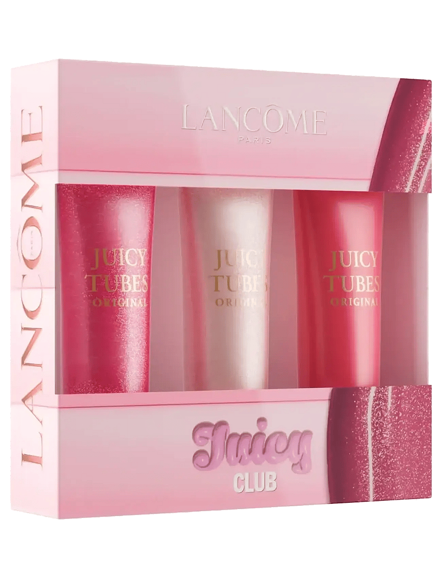 Lancôme - Lancôme Juicy Club Lip Set - Juicy Tubes Mini Trio Gloss - gåvoset - clear - 0
