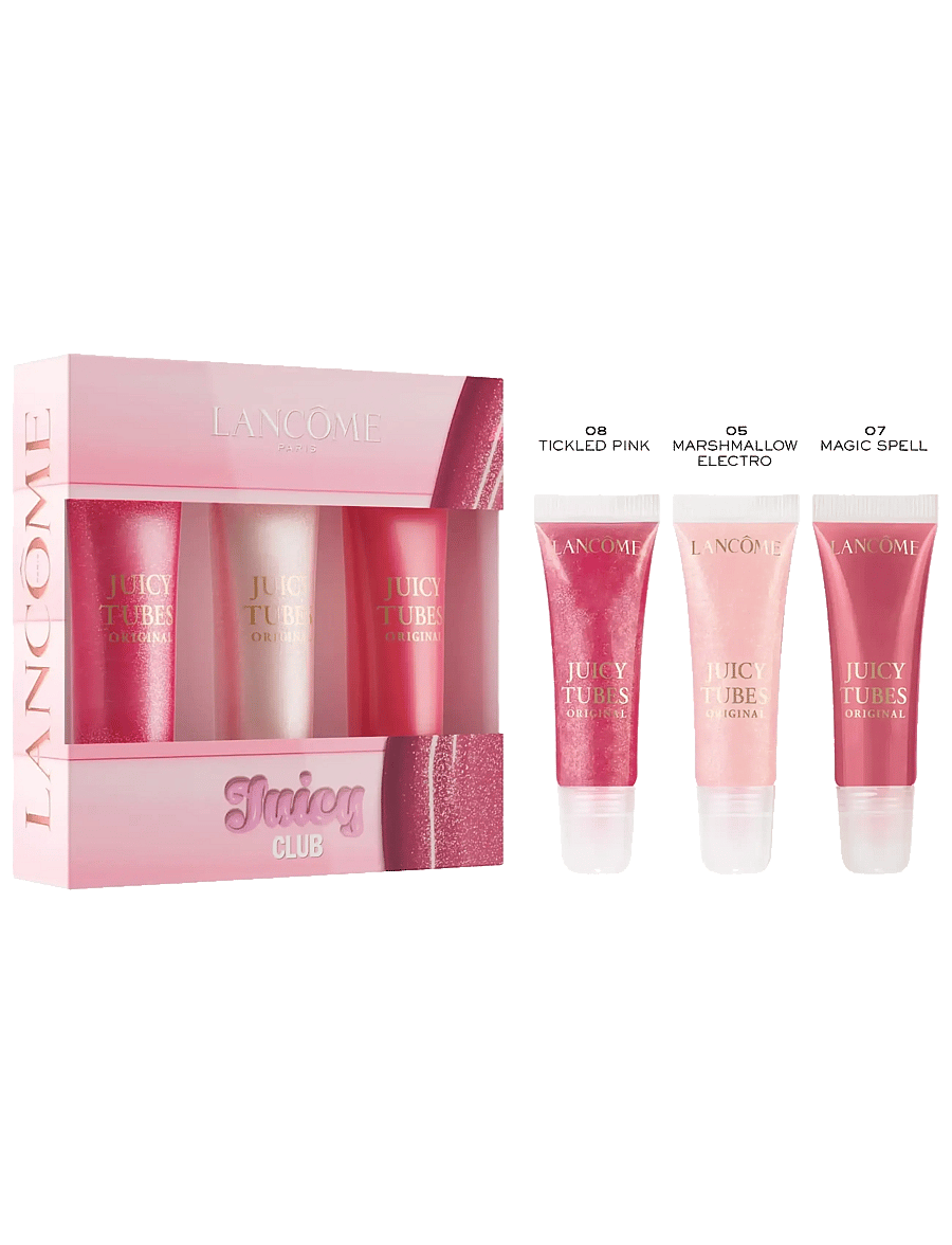 Lancôme - Lancôme Juicy Club Lip Set - Juicy Tubes Mini Trio Gloss - gåvoset - clear - 1
