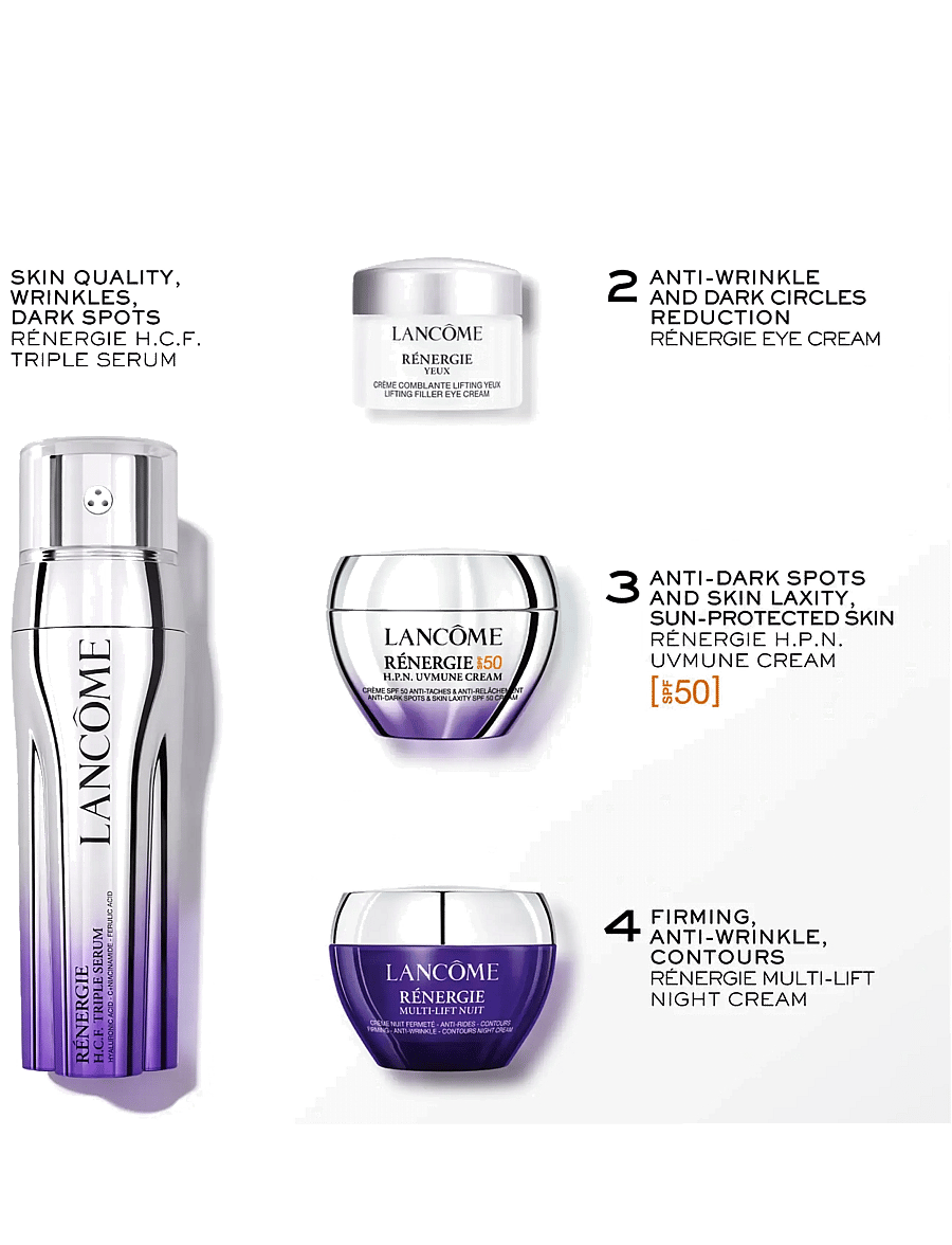 Lancôme - Lancôme Rénergie H.C.F. Triple Serum Set - serum & oljor - clear - 1