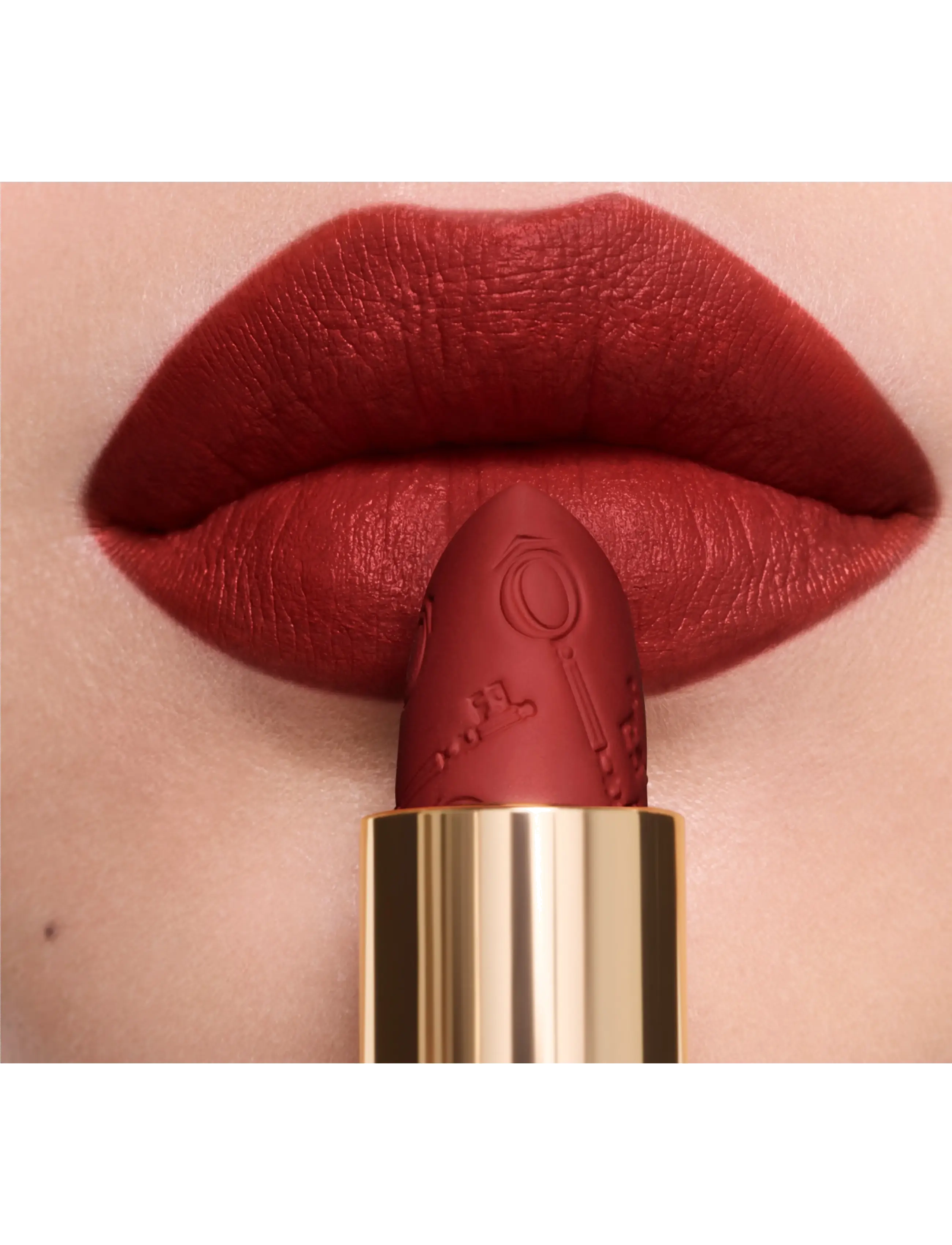 LANCÔME L'absolu Rouge Drama Matte 296 Dramaphoria läppsmink dam – bild 5